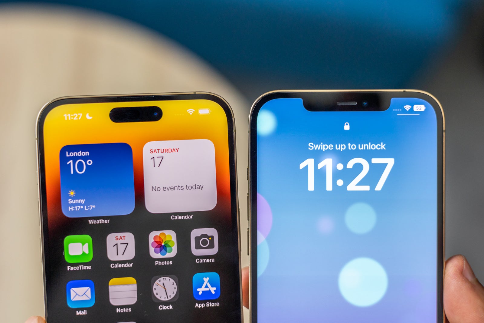 (เครดิตรูปภาพ - Phonearena) iPhone 14 Pro Max กับ 12 Pro Max Display Display - iPhone 14 Pro Max vs iPhone 12 Pro Max: ความแตกต่างหลัก