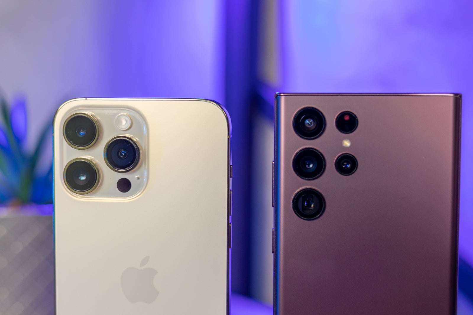 (Image Credit - PhoneArena) iPhone 14 Pro Max vs Galaxy S22 Ultra cameras - iPhone 14 Pro Max vs Samsung Galaxy S22 Ultra: comparison