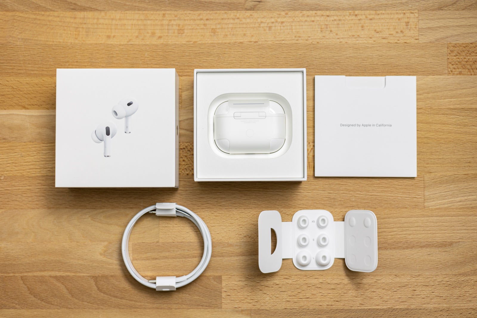 (Image Credit - PhoneArena) AirPods Pro 2 box contents - AirPods Pro 2 review: Closer to perfection