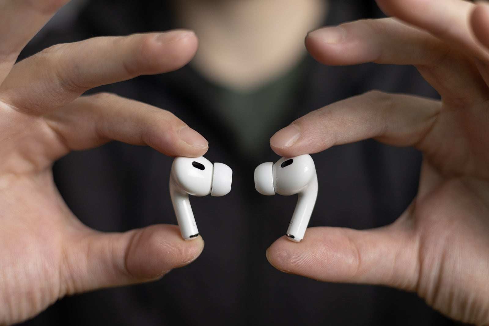 (Image Credit - PhoneArena) AirPods Pro 2 earbuds - AirPods Pro 2 review: Closer to perfection