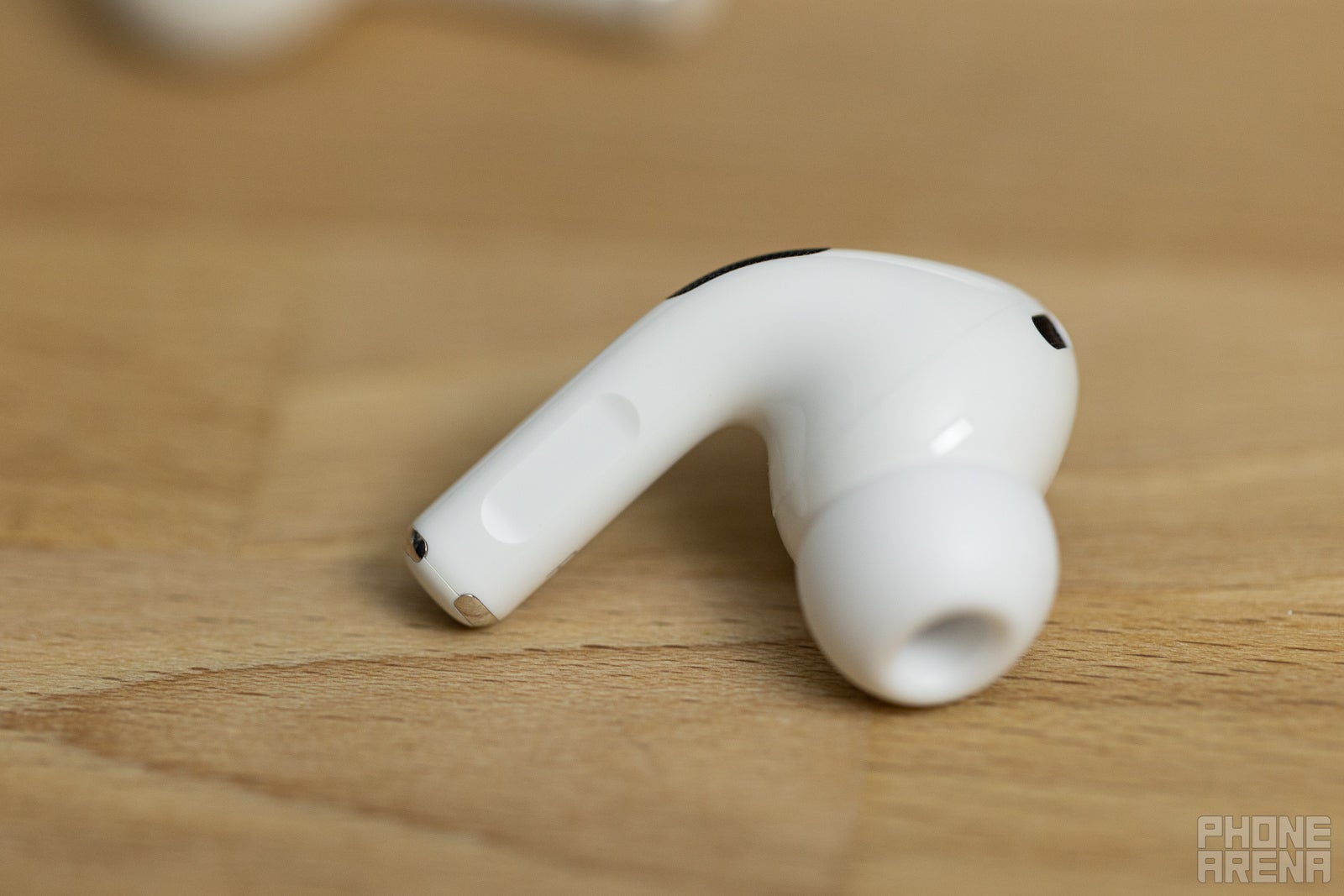 (Image Credit - PhoneArena) AirPods Pro 2&#039;s touch sensitive area - AirPods Pro 2 review: Closer to perfection