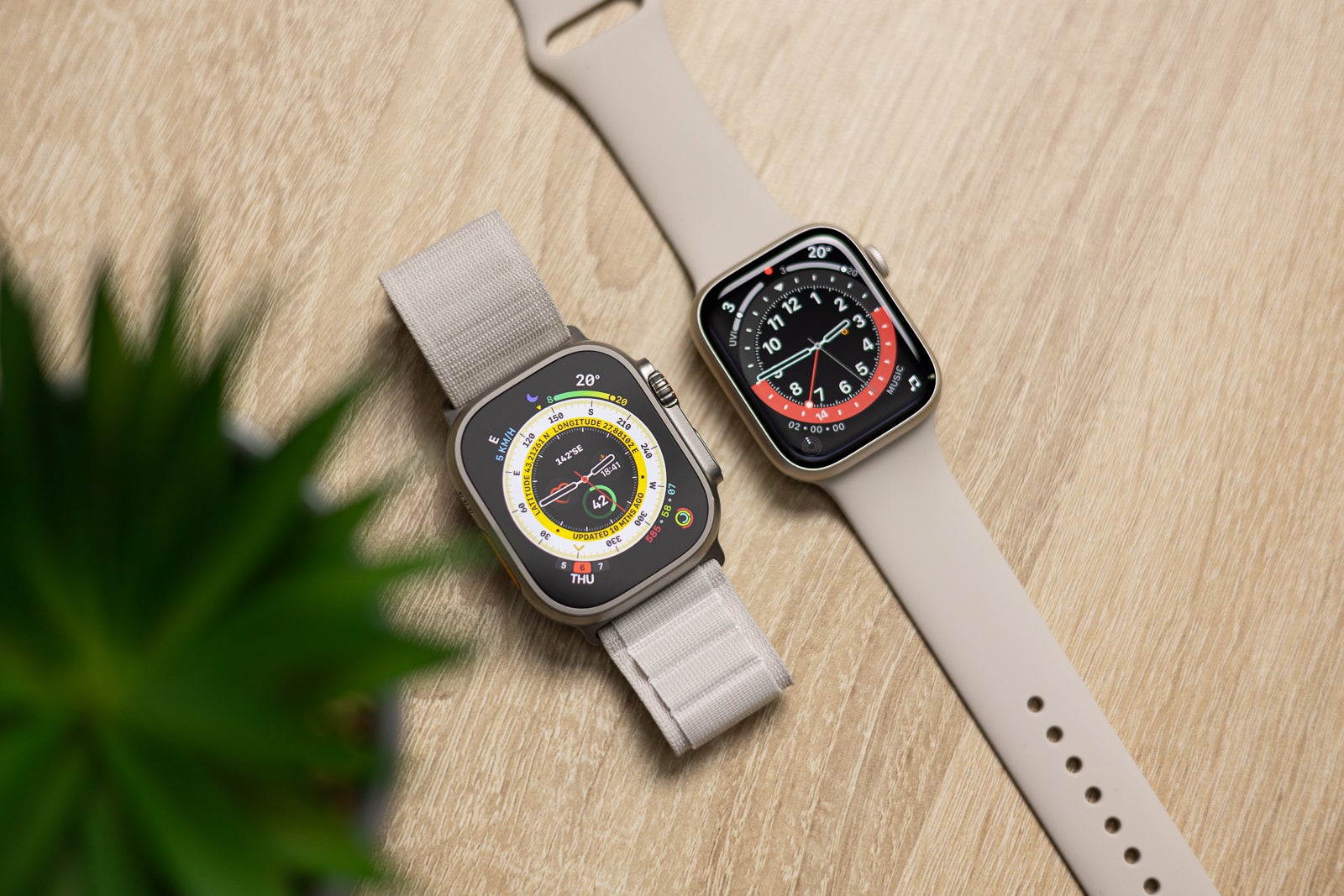 (Image credit - PhoneArena) Apple Watch Ultra vs Series 8 design - Apple Watch Ultra vs Apple Watch Series 8