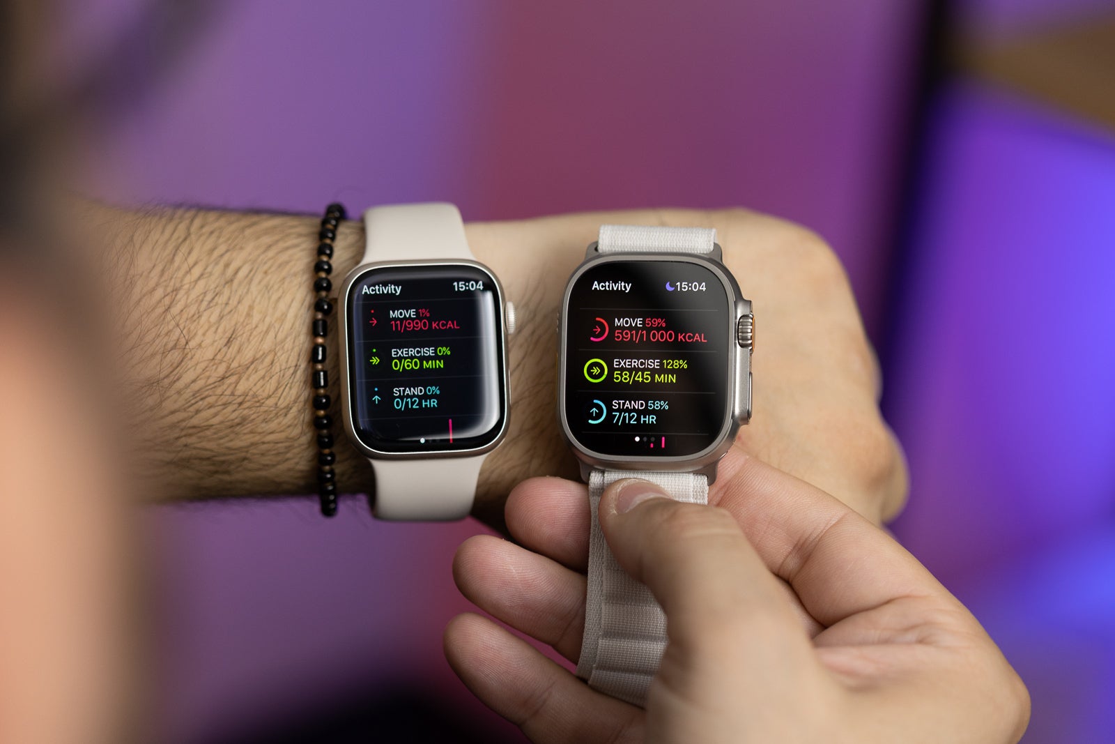 (Image credit - PhoneArena) Apple Watch Ultra vs Series 8 design - Apple Watch Ultra vs Apple Watch Series 8
