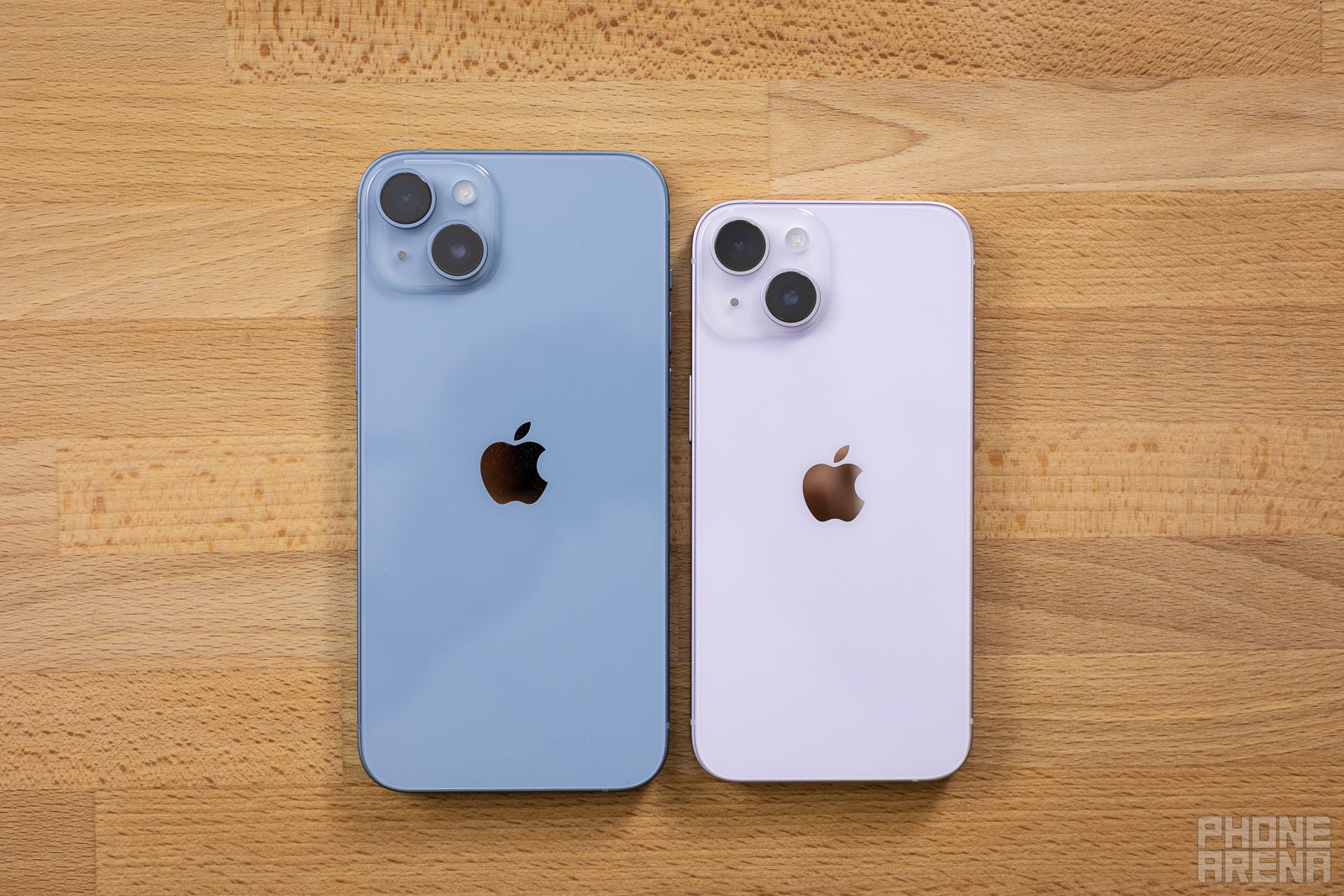 The iPhone 14 and iPhone 14 Plus (Image Credit - PhoneArena) - iPhone 14 vs iPhone 14 Plus: key differences