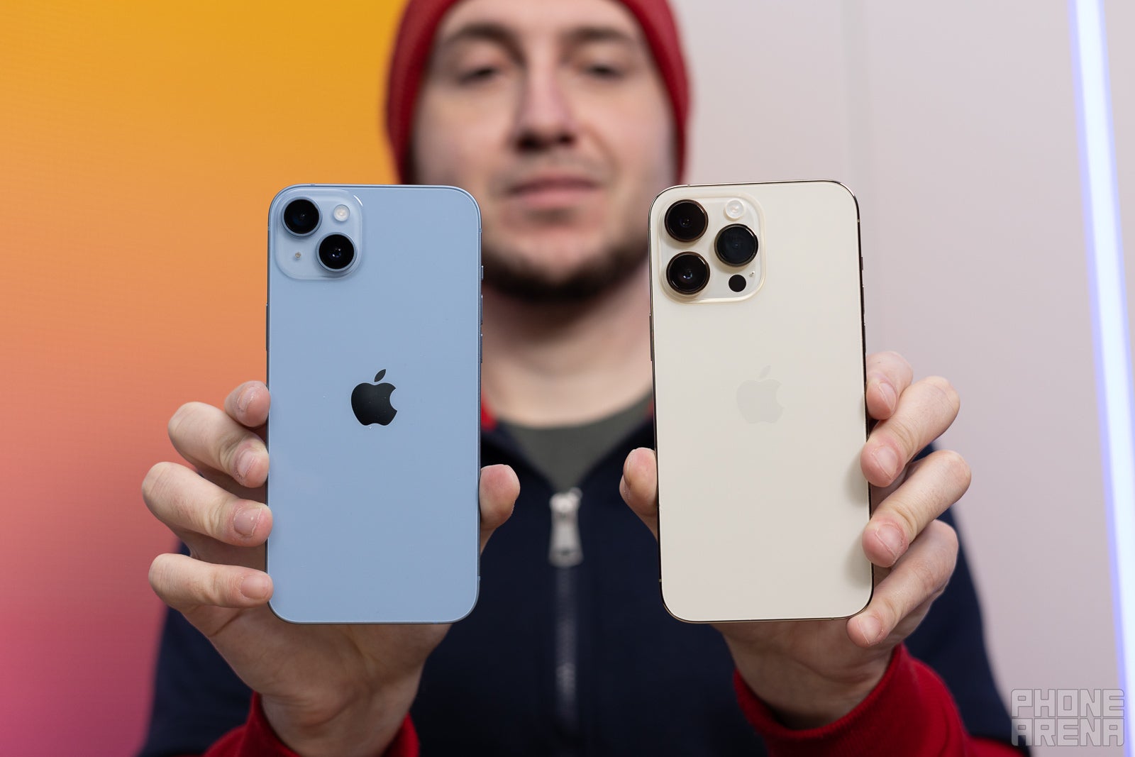 Performance is top-notch on both devices, but the iPhone 14 Pro Max definitely has the upper hand here (Image credit - PhoneArena) - iPhone 14 Pro Max vs iPhone 14 Plus: What are the differences and are they worth it?