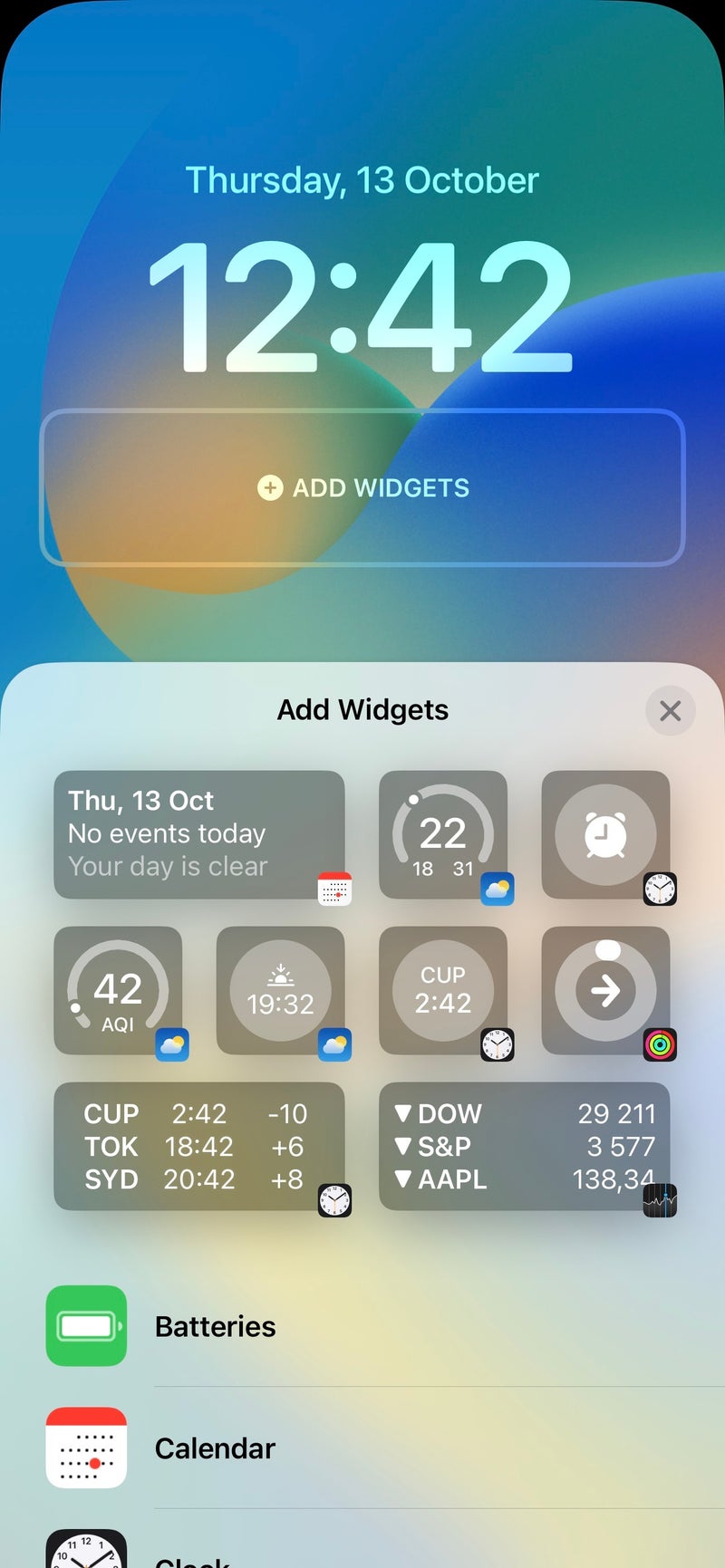 iOS 16 on the iPhone 14 Plus