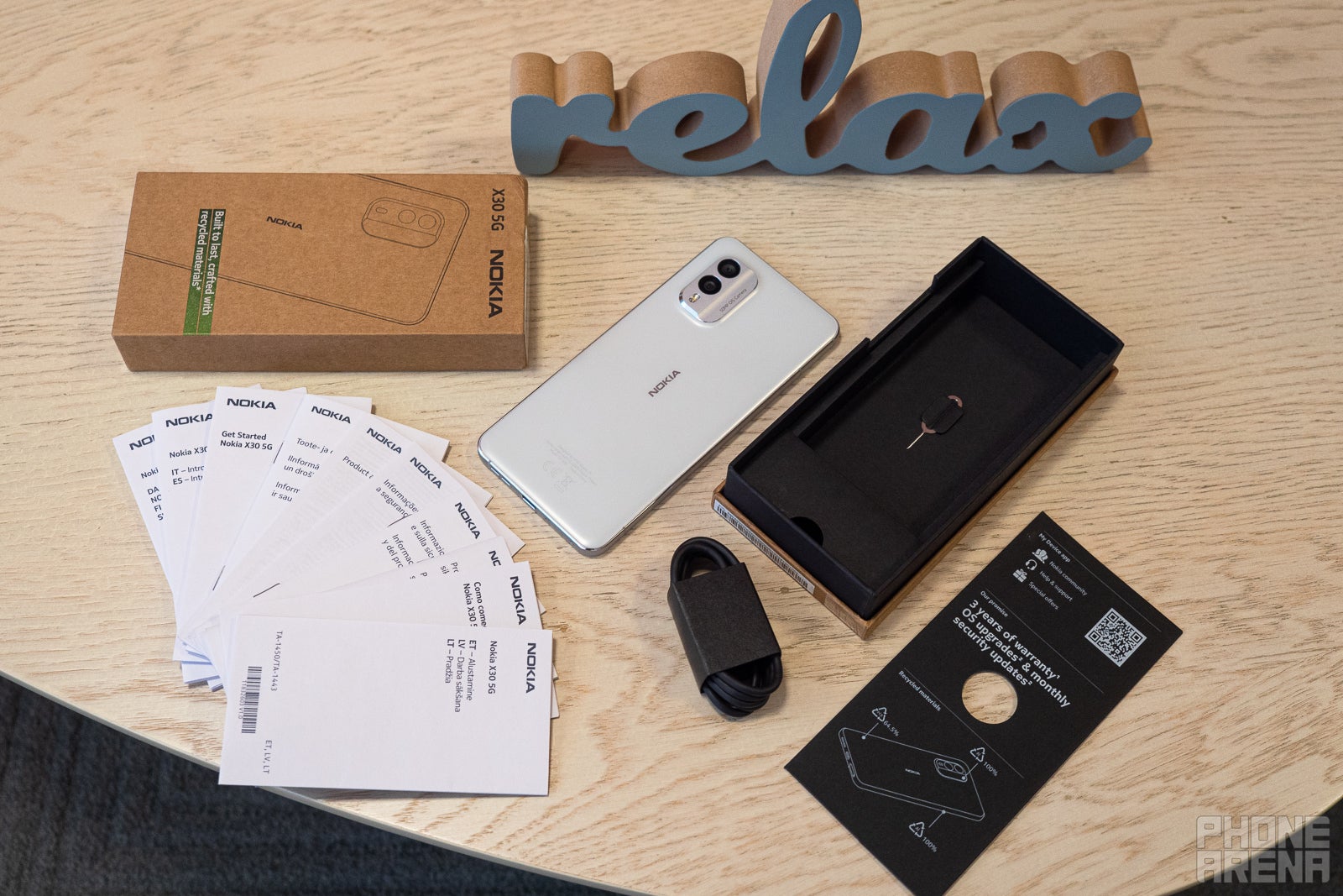 That's a lot of paper... - Nokia X30 5G review: A bit of a stretch
