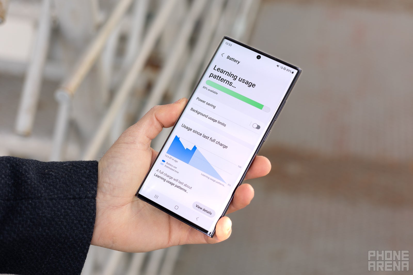 The S23 Ultra surprised us with much longer battery life despite the same physical size of the battery (Image by PhoneArena) - Samsung Galaxy S23 Ultra Review: no one big new feature, but so many smaller improvements!