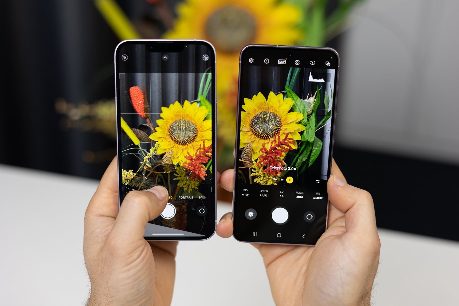 iPhone 14 vs Galaxy S23（画像クレジット-Phonearena）-Samsung Galaxy S23 vs Apple iPhone 14：800ドルの詳細！