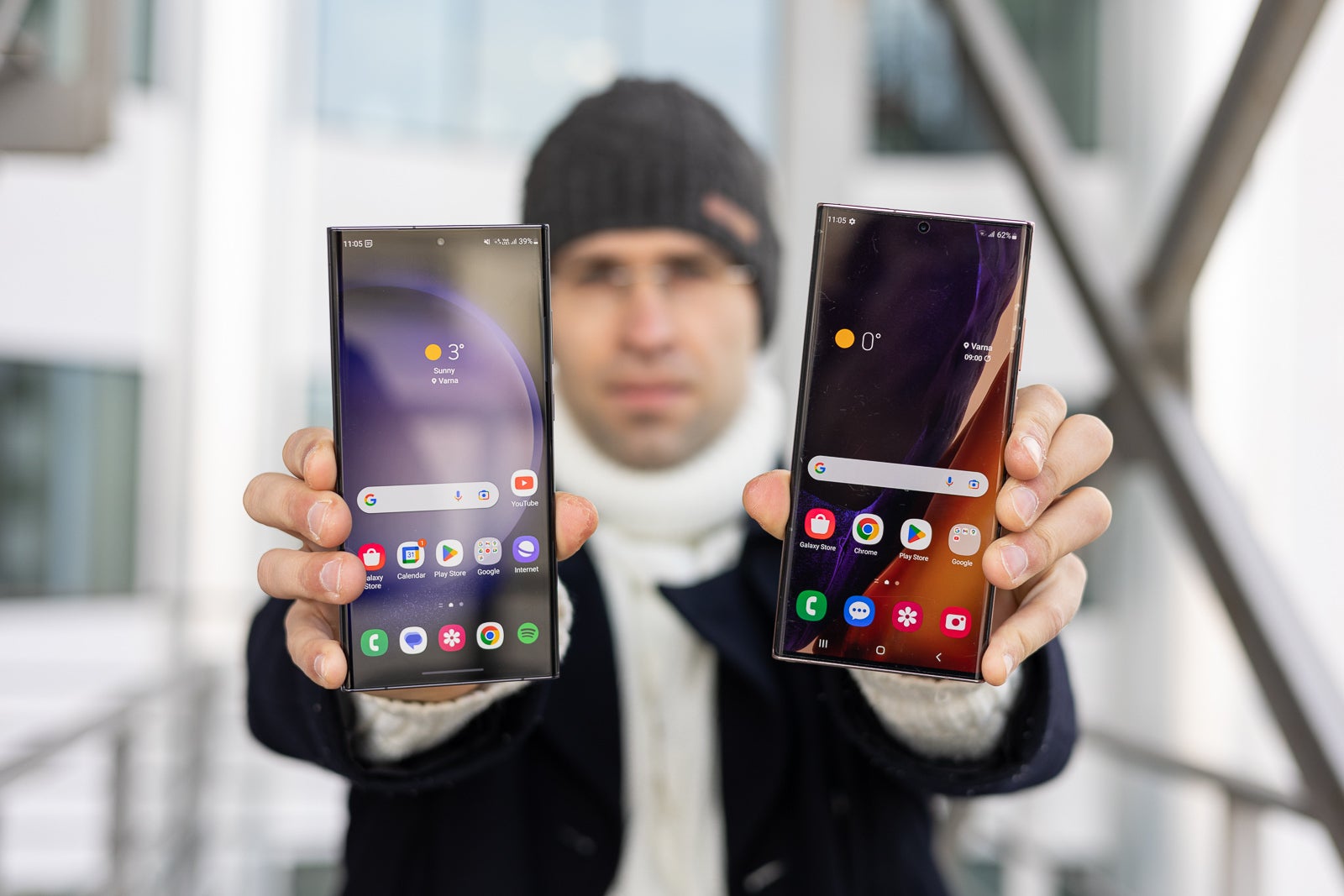(Image Credit - PhoneArena) A few smaller improvements make the screen better on the new model - Samsung Galaxy S23 Ultra vs Note 20 Ultra: Should you upgrade?