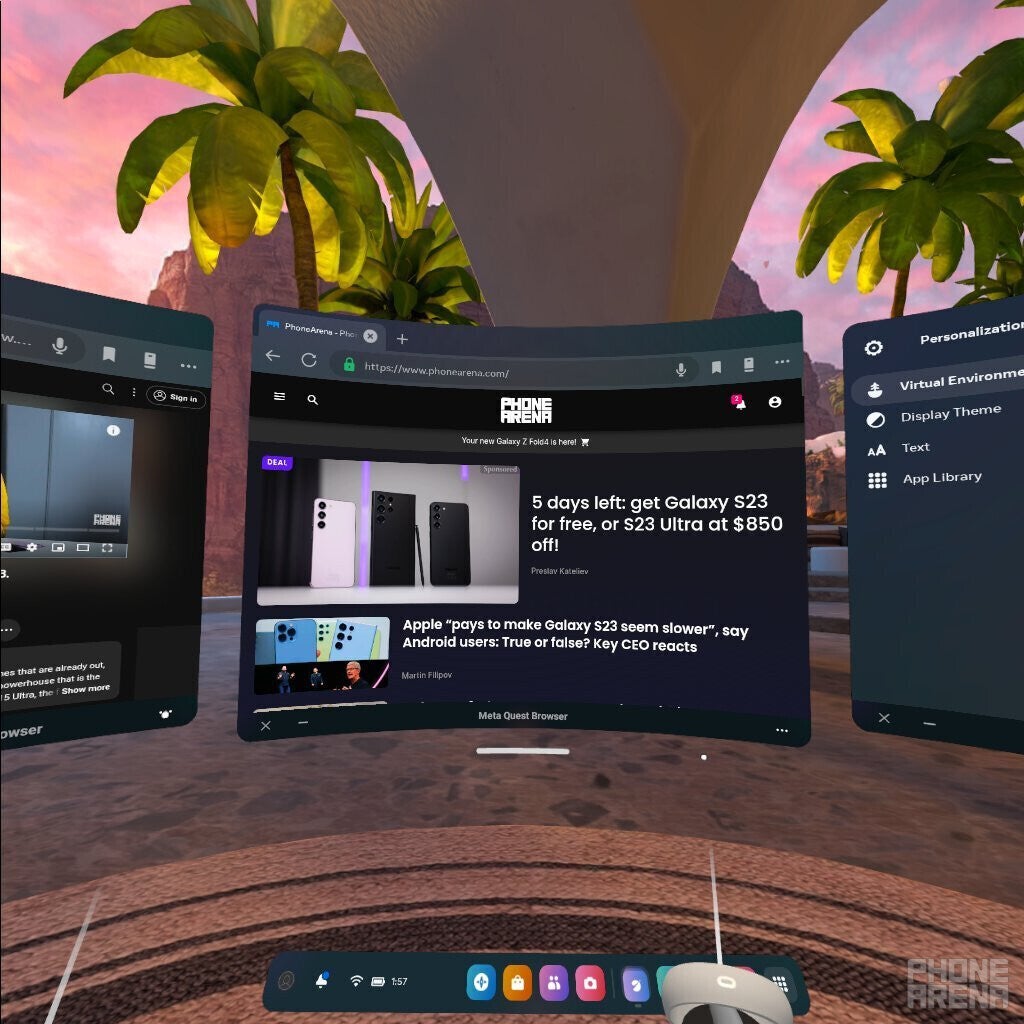 Web browsing and multitasking on the Quest 2 - Quest 3 vs Quest 2: Should you wait for Meta's next VR headset?