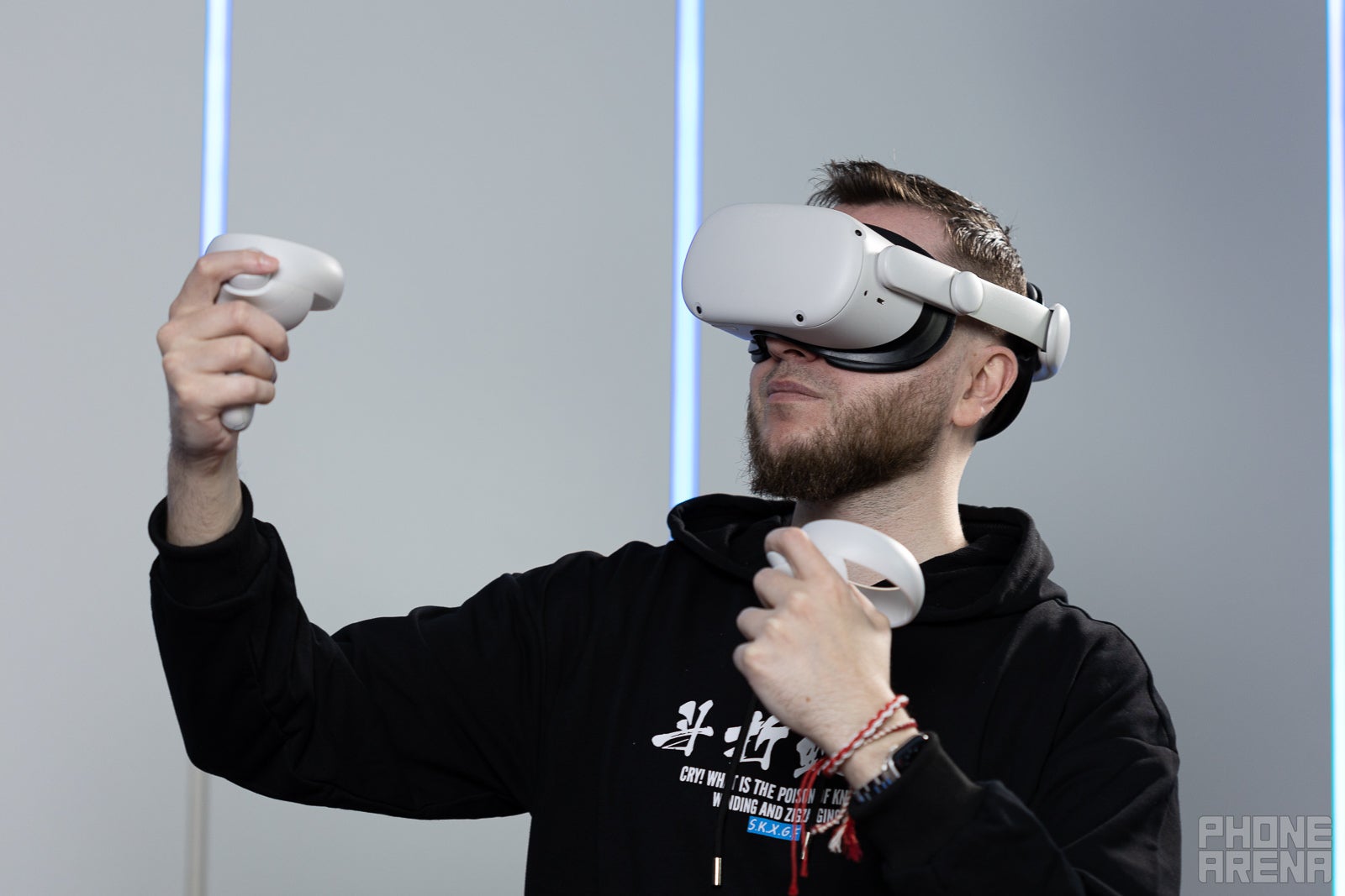 (Image Credit - PhoneArena) Using the Meta Quest 2 with a third party strap, Kiwi Elite - Meta Quest 2 vs Valve Index: Meta is just on another level with its virtual reality headsets