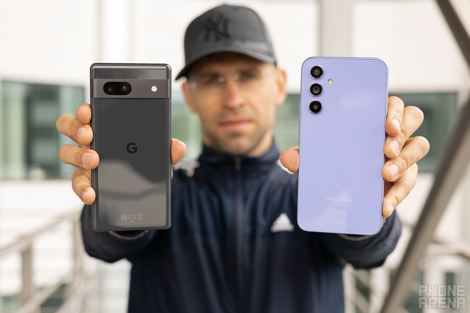 (Image Credit - PhoneArena) - Samsung Galaxy A54 5G vs Google Pixel 7a: Android's finest mid-range phones
