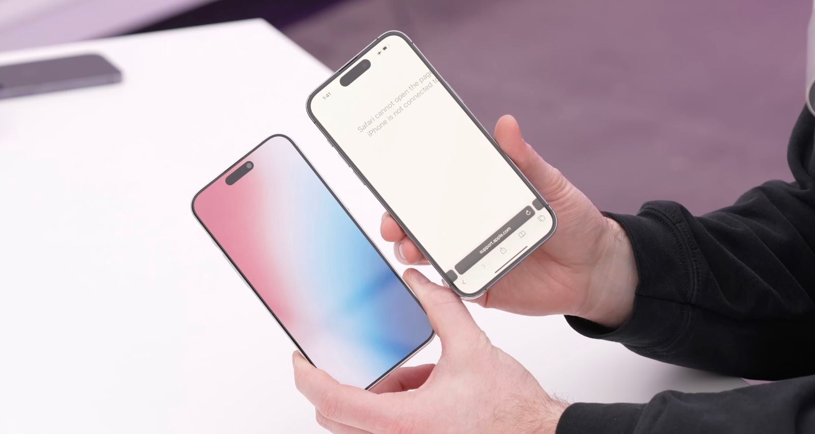 (Image Courtesy - Unbox Therapy) iPhone 15 Pro to have super slim bezels - iPhone 15 Pro vs iPhone 14 Pro: expected differences