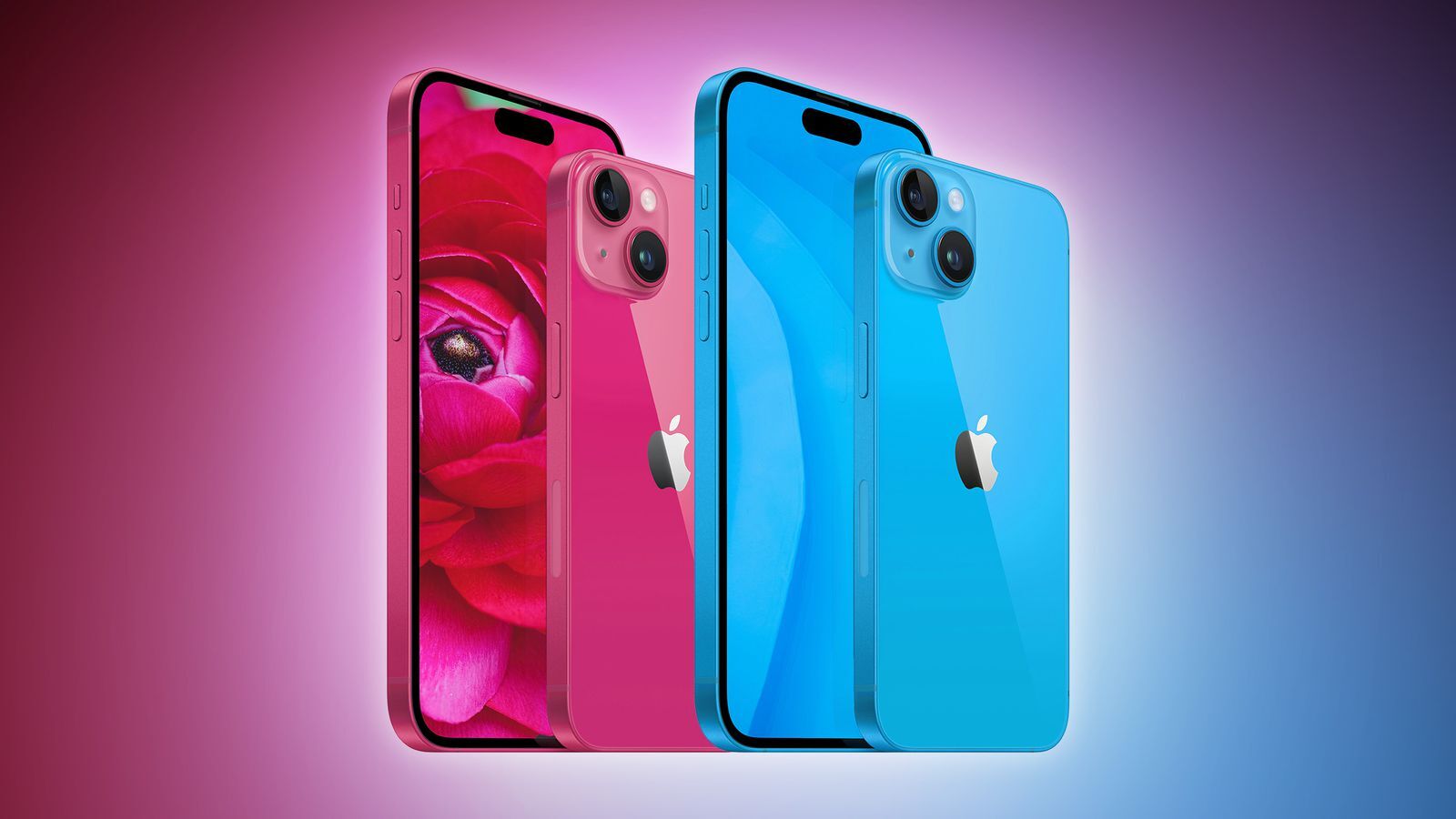 (Afbeelding met dank aan Macrumours) iPhone 15 Plus komt mogelijk in roze en lichtblauw - iPhone 15 Plus versus iPhone 14 Plus: verwachte verschillen