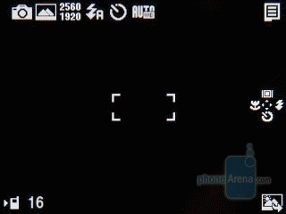 Camera interface - Samsung SGH-G800 Preview