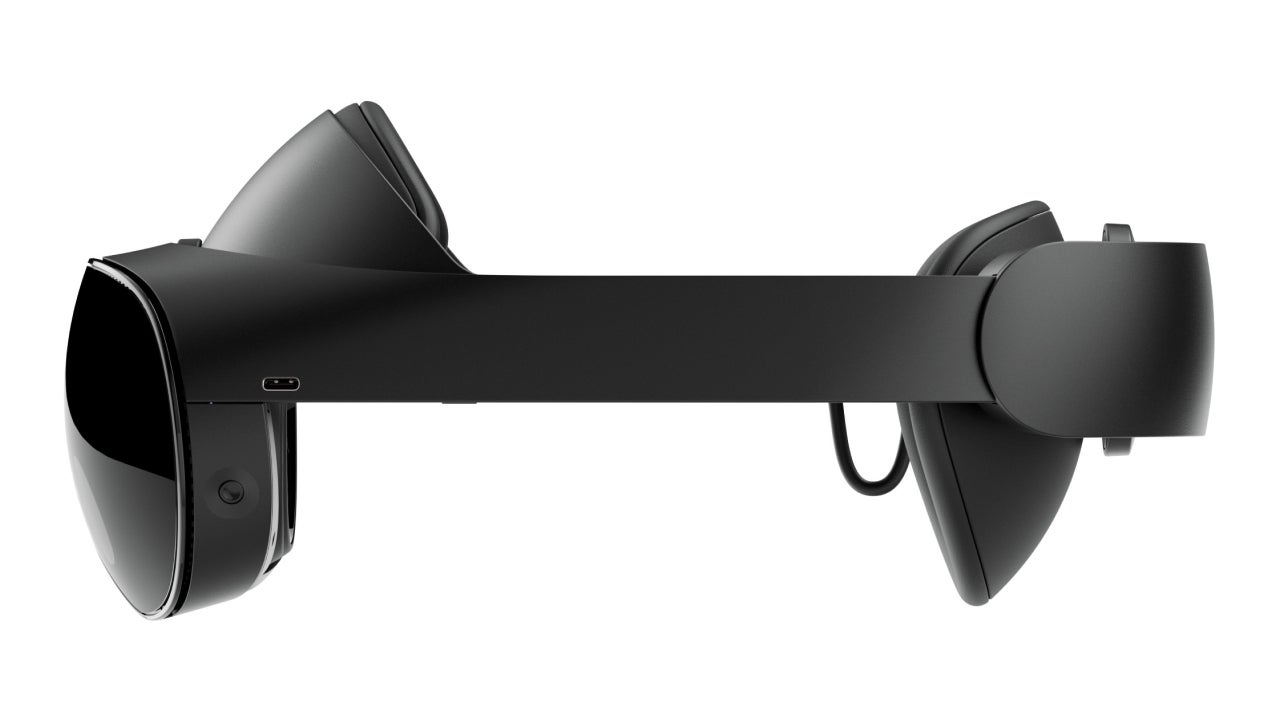 Meta Quest Pro, side view - Apple Vision Pro vs Meta Quest Pro: What does the &quot;Pro&quot; name entail in augmented reality?