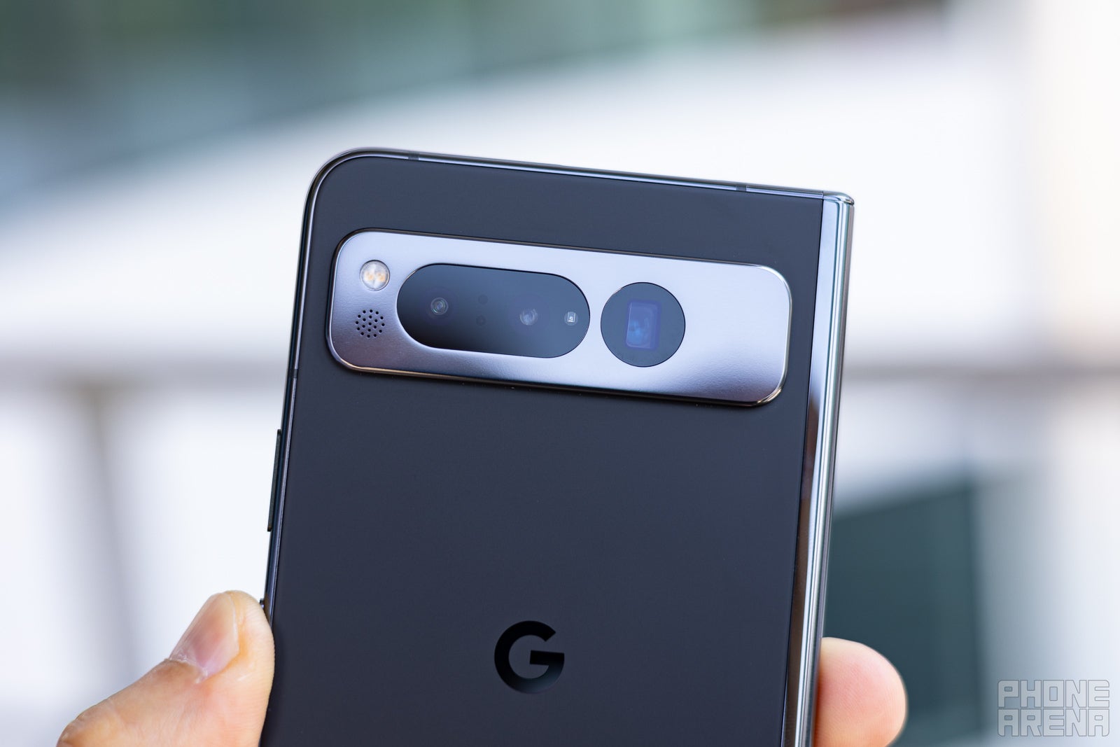 Triple rear camera with 5X optical zoom - Google Pixel Fold Review: finally, a folding phone you can enjoy using even without unfolding