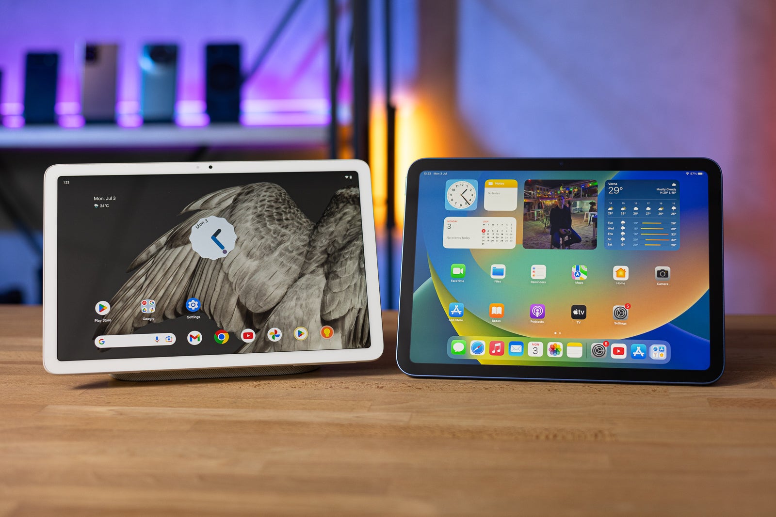 Google Pixel Tablet vs Apple iPad 10th gen: play versus work - PhoneArena