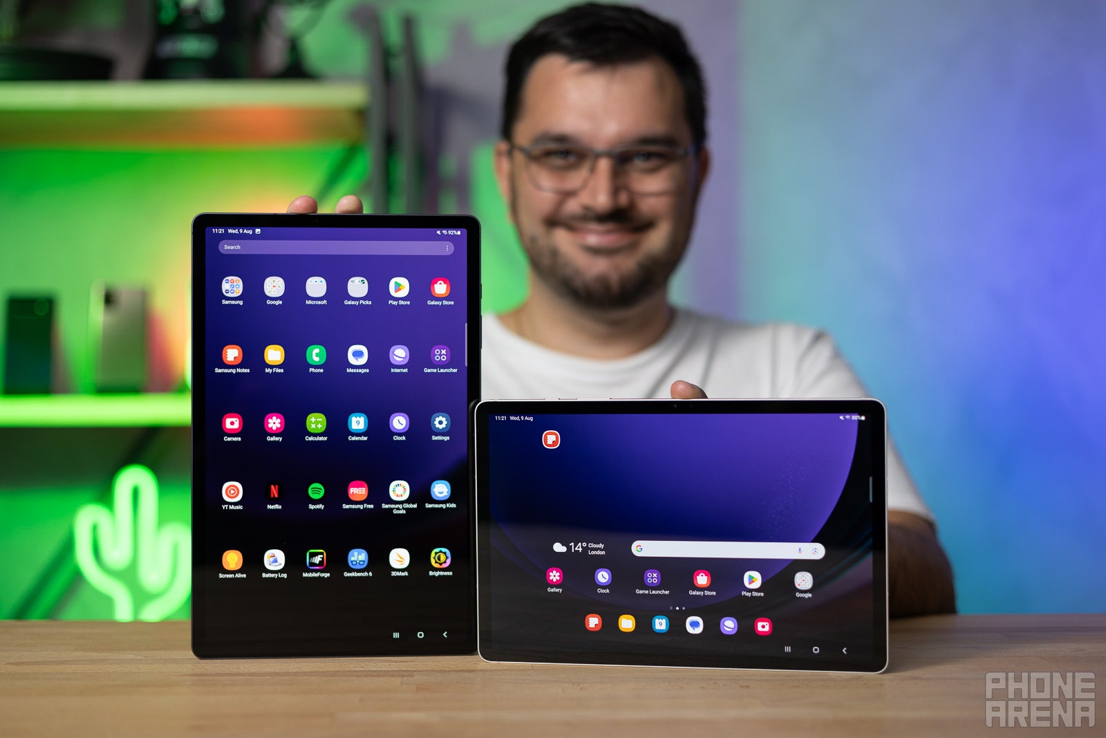 (Image Credit - PhoneArena) - Samsung Galaxy Tab S9 Plus vs Galaxy Tab S9: It's just a matter of size, really
