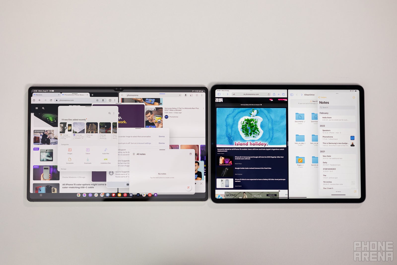 Samsung Galaxy Tab S9 Ultra vs Apple iPad Pro 12.9: what&#039;s the better laptop replacer?