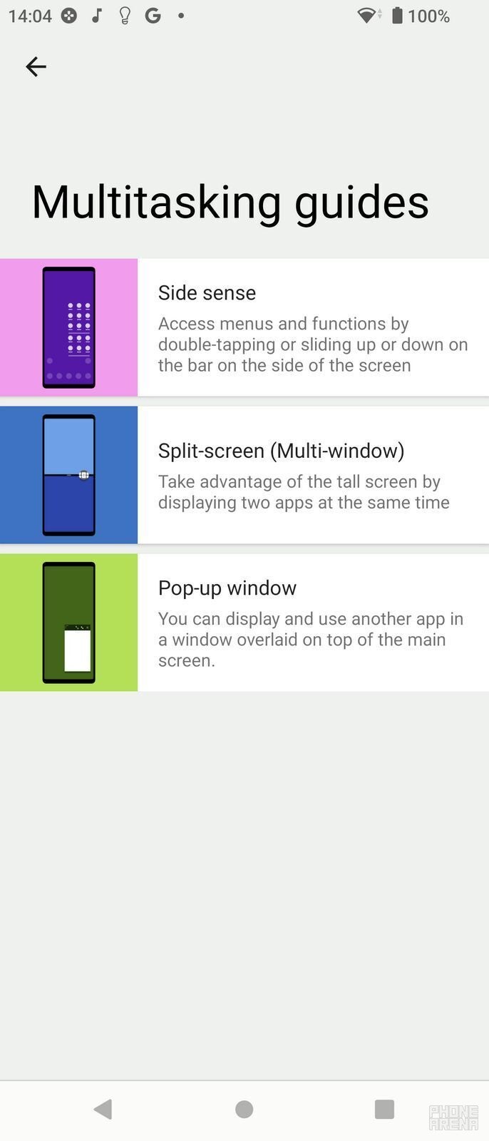 Xperia 5 Mark V runs Android 13