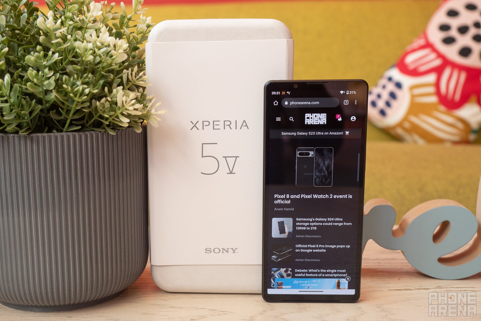 Sony's Xperia 5 V phone comes with a flagship 52-megapixel sensor