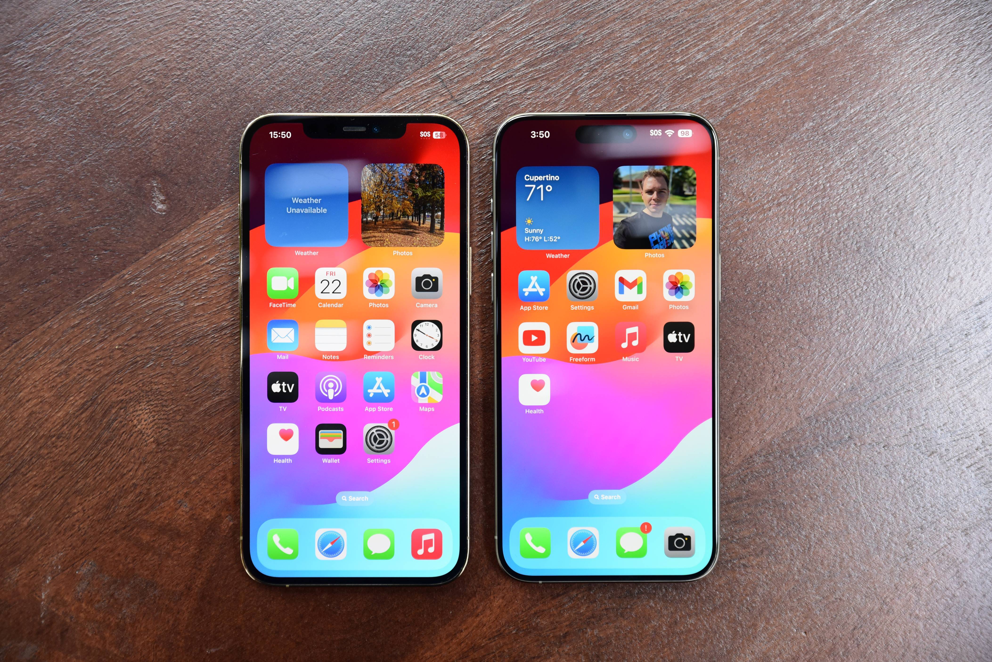 iphone 1 2 3 4 5 differences