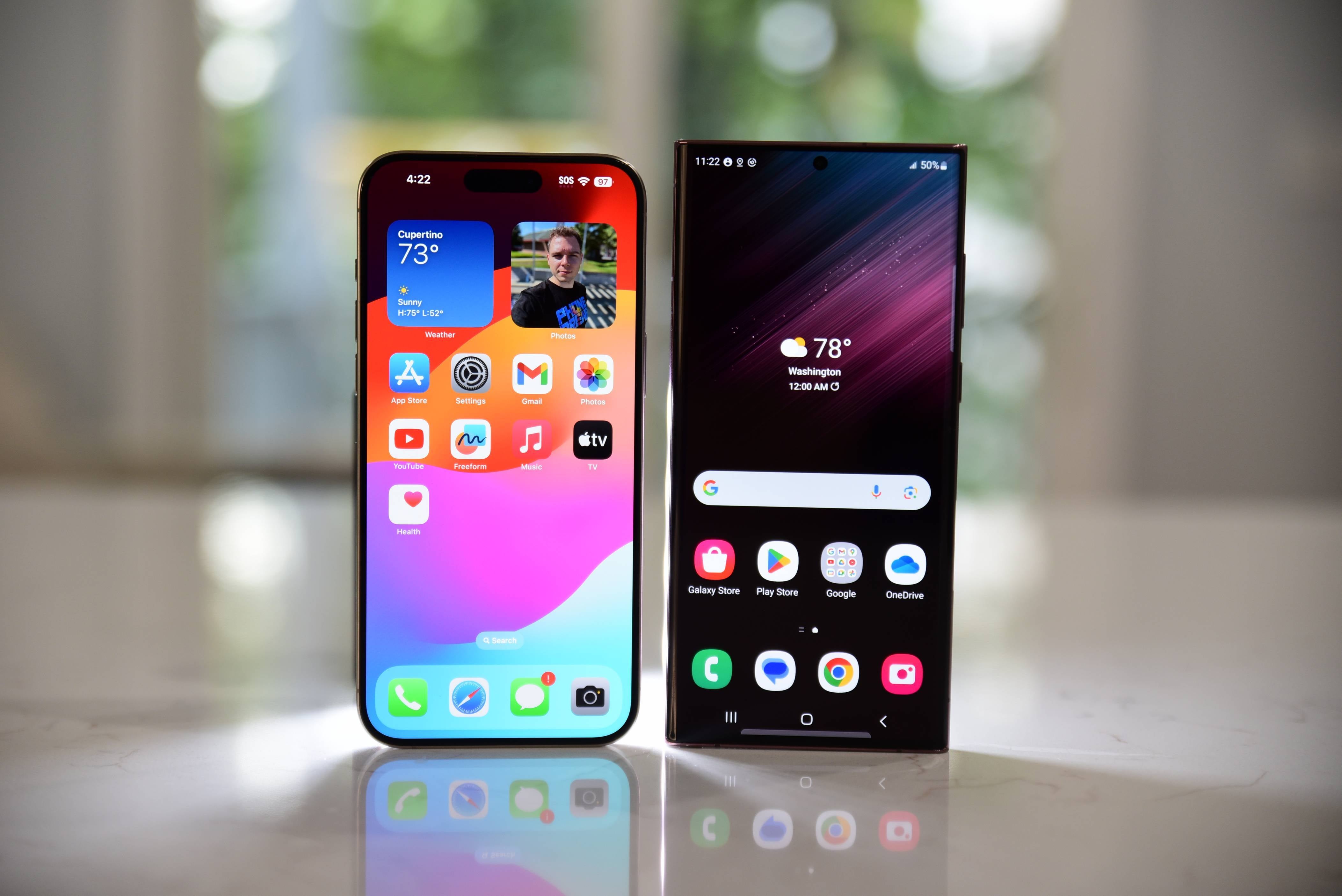 (Image credit - PhoneArena) iPhone 15 Pro Max vs Galaxy S22 Ultra - iPhone 15 Pro Max vs Galaxy S22 Ultra: Can Samsung&#039;s ex-flagship hold the ground?