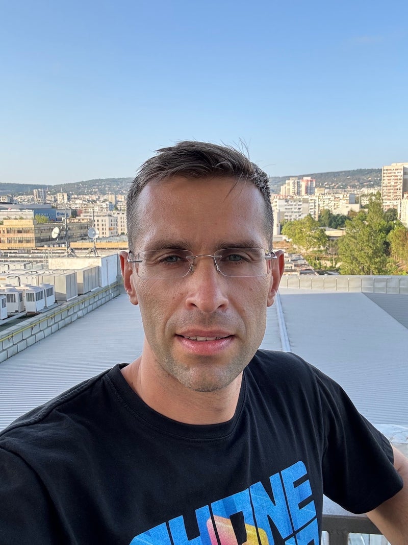 iPhone 15 Plus Close-up Selfie