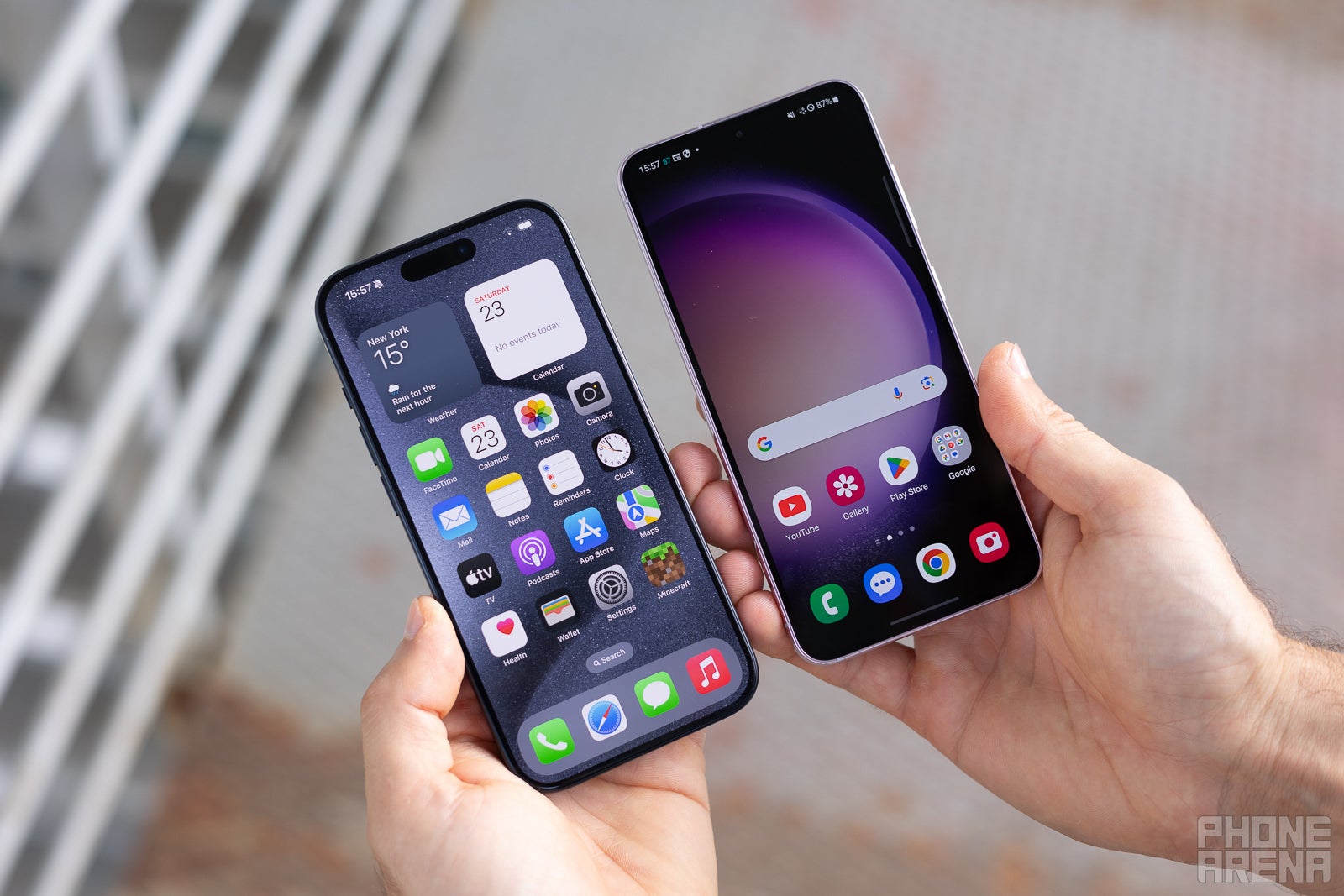 iPhone 15 Pro vs Samsung Galaxy S23: who wins the forever rivalry