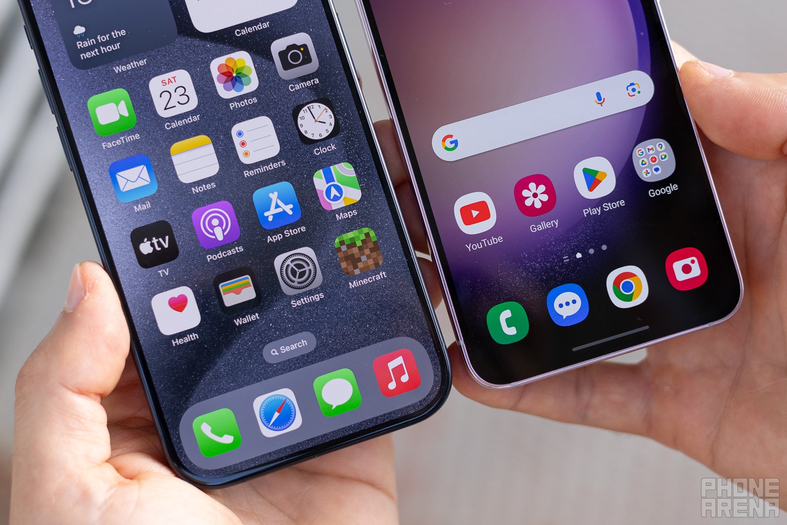 iPhone 15 Pro vs Samsung Galaxy S23: who wins the forever rivalry