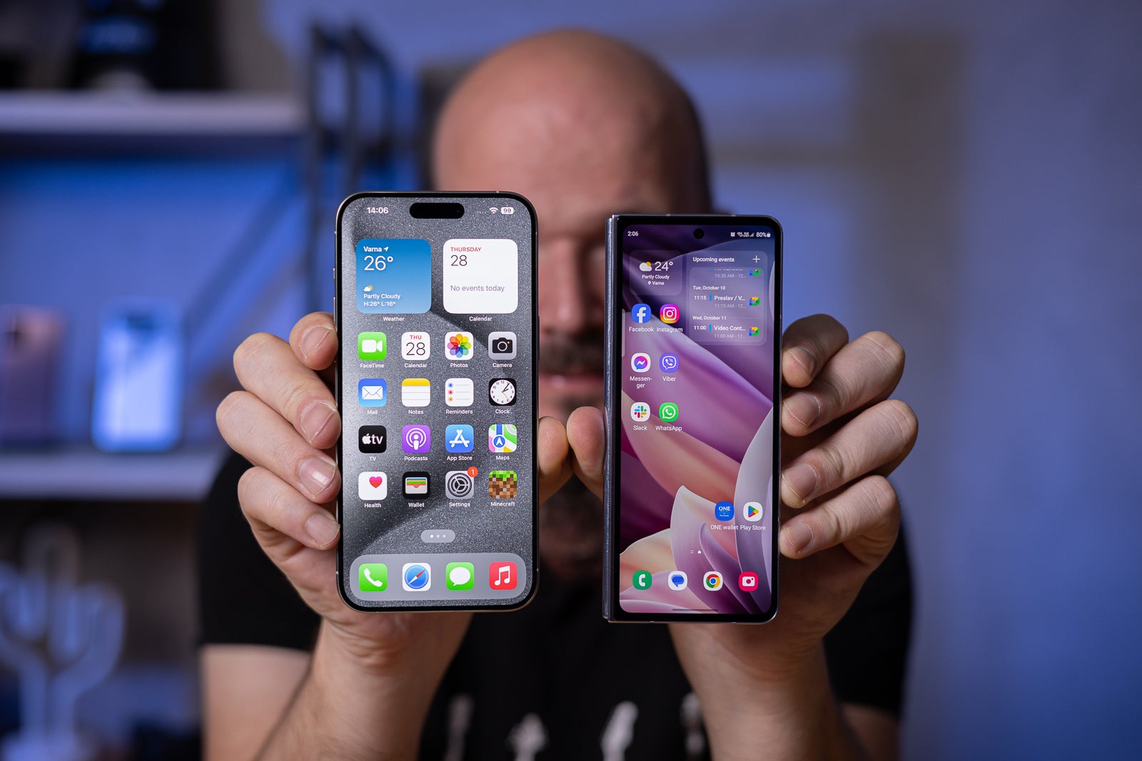 Iphone 15 Pro Max Vs Galaxy Z Fold 5 Main Differences Phonearena 3396