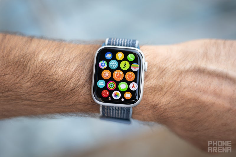 (Image Credit - PhoneArena) Apps are arranged in a slightly different way in WatchOS 10