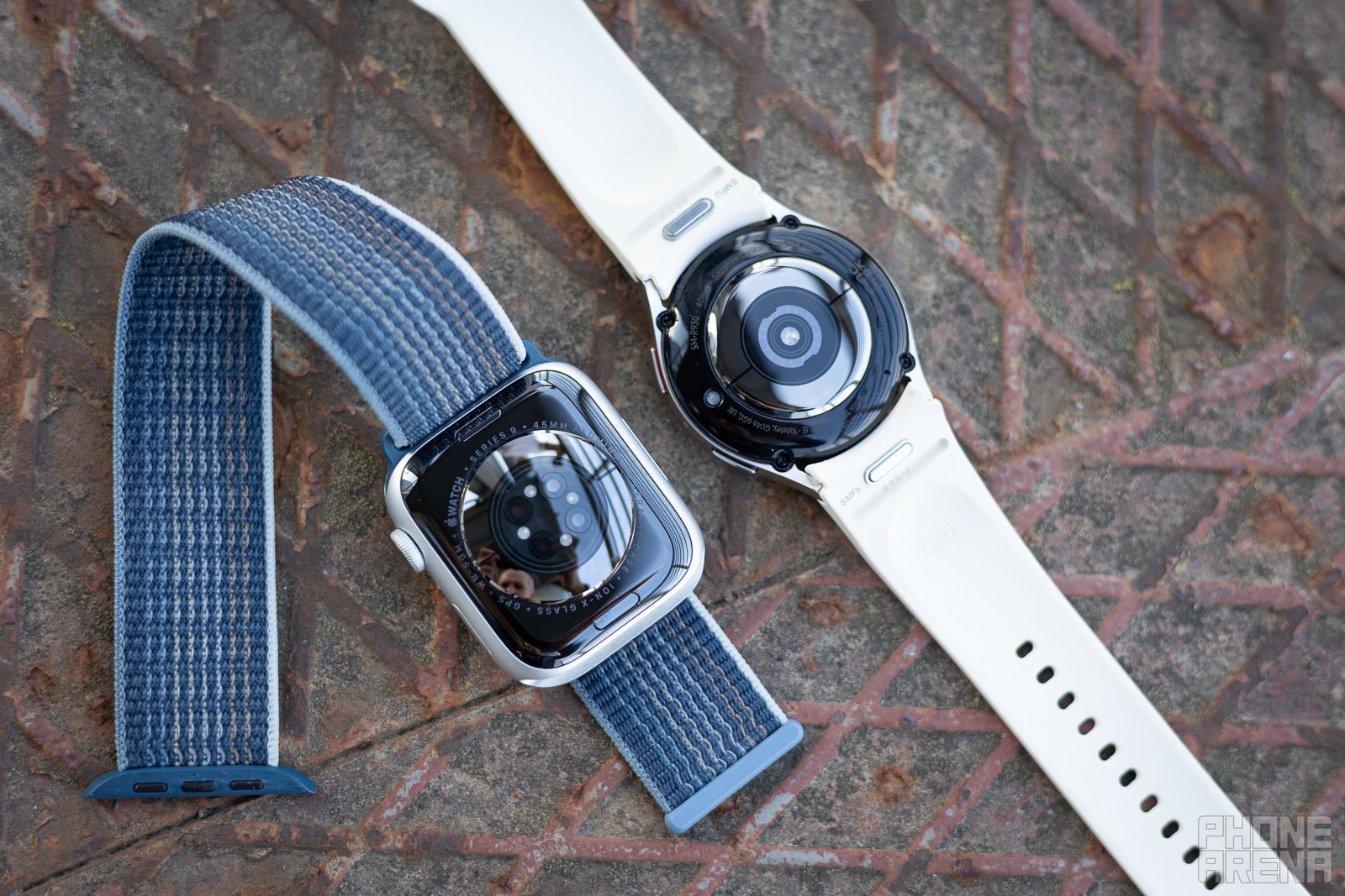 (Image Credit - PhoneArena) Both now have their own quick swap strap system - Apple Watch Series 9 vs Samsung Galaxy Watch 6: differences explained