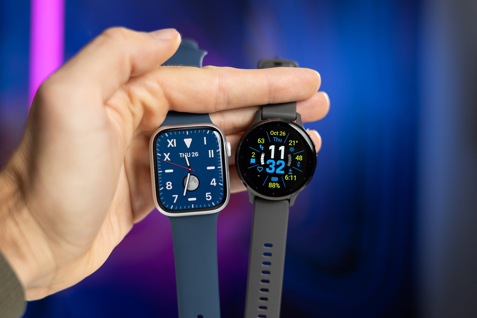 (Bildnachweis – PhoneArena) – Garmin Venu 3 vs. Apple Watch Series 9: Garmin hat einen großen Vorteil