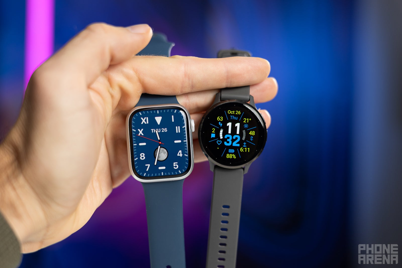 (Image Credit - PhoneArena) - Garmin Venu 3 vs Apple Watch Series 9: Garmin has one big advantage