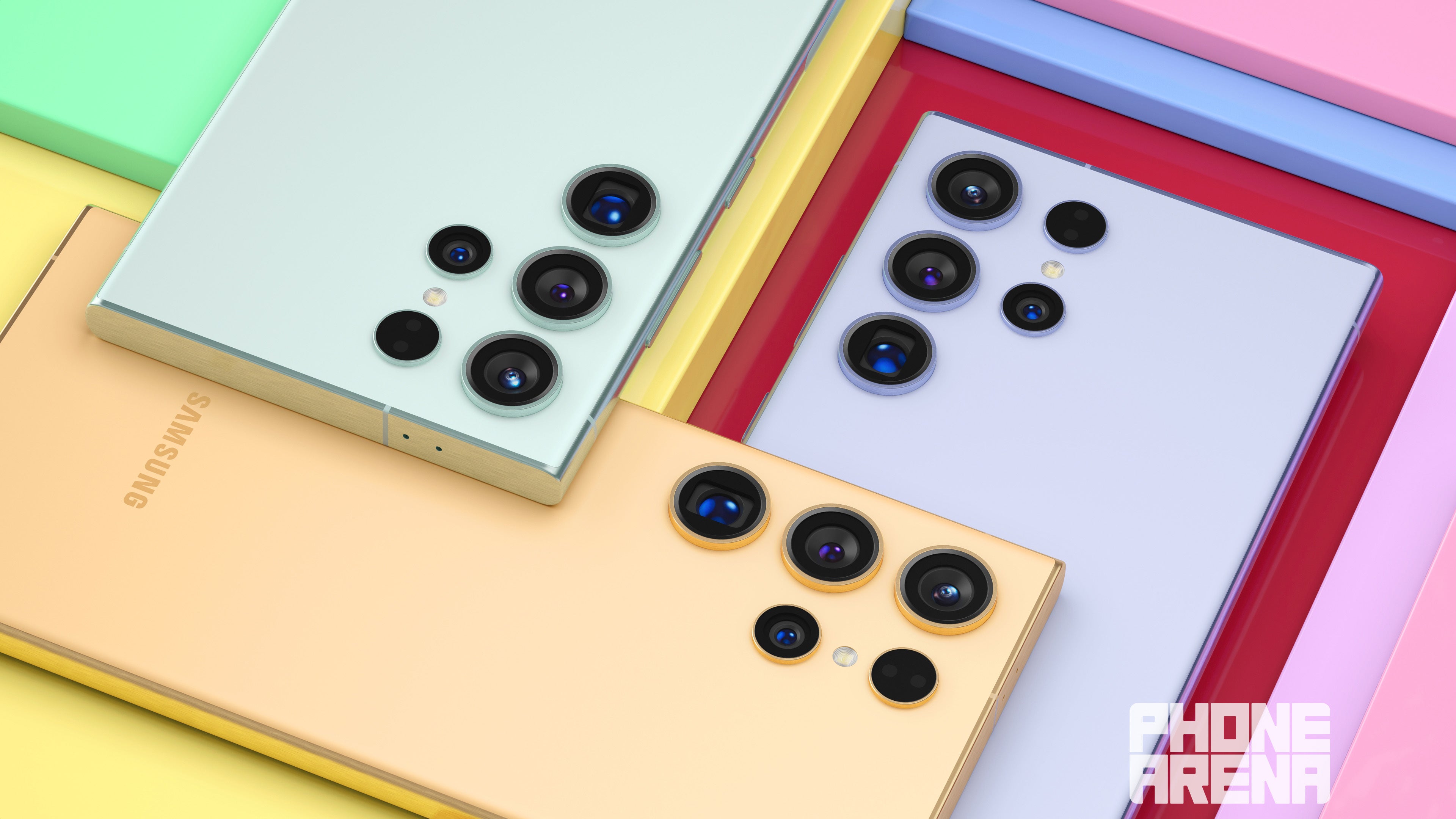 （圖片來源 - PhoneArena）Galaxy S24 Ultra 渲染 - OnePlus 12 與三星 Galaxy S24 Ultra：所有差異均已解釋