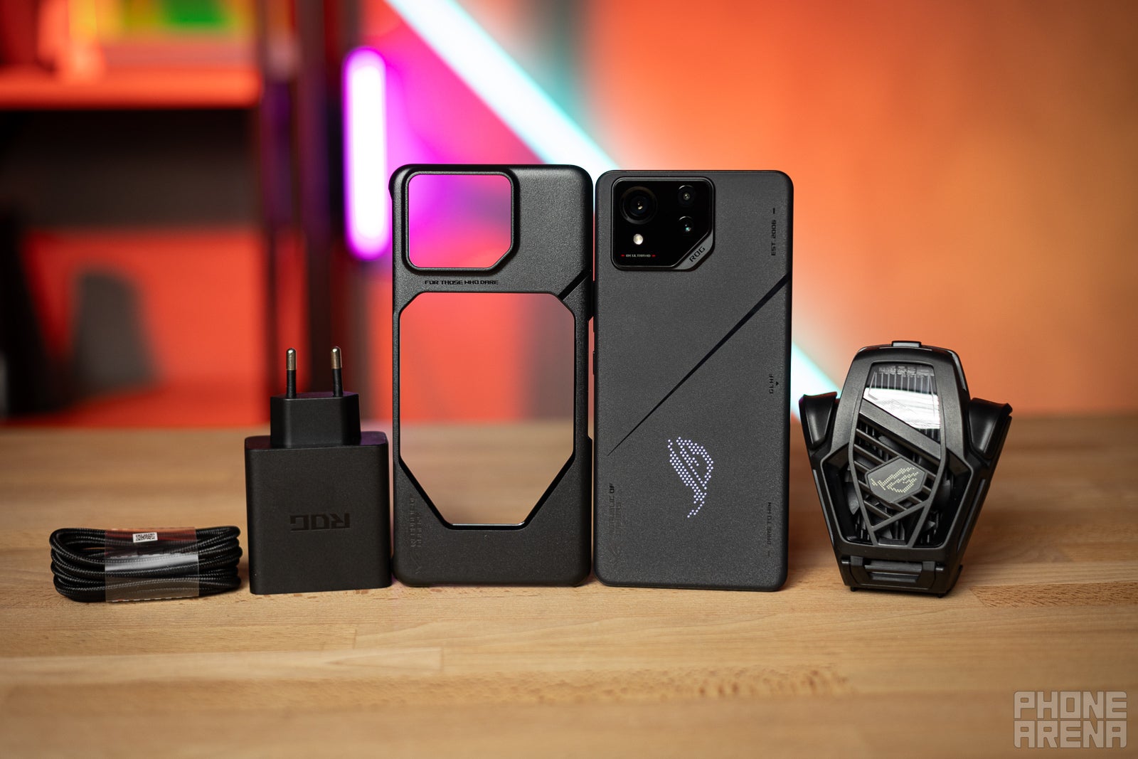 Charger and cable guaranteed&amp;nbsp;(Image credit - PhoneArena) - Asus ROG Phone 8 Pro first impressions: old tricks, new design!