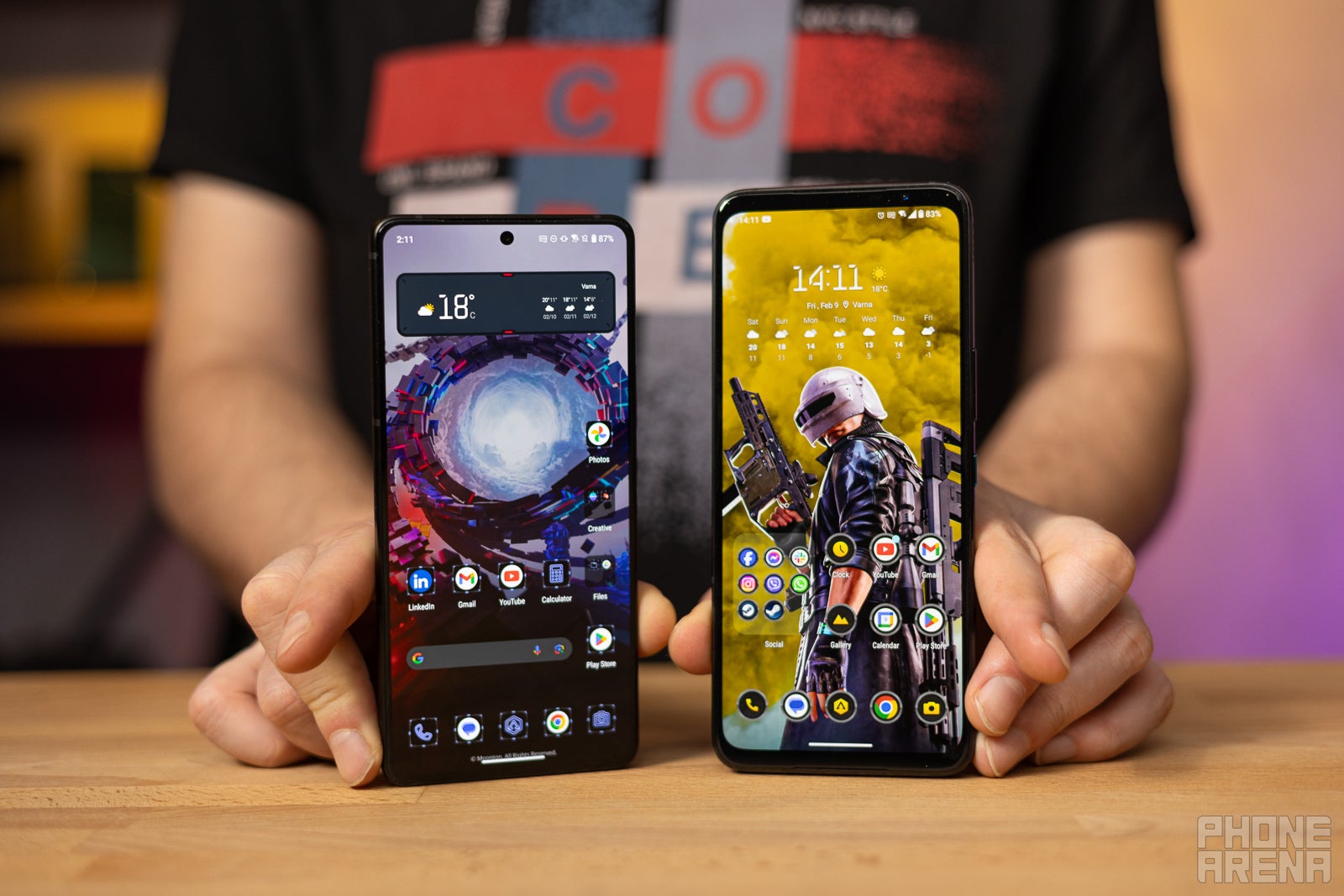 Excellent screens (Image credit - PhoneArena) - ROG Phone 8 Pro vs ROG Phone 7 Ultimate: parting ways
