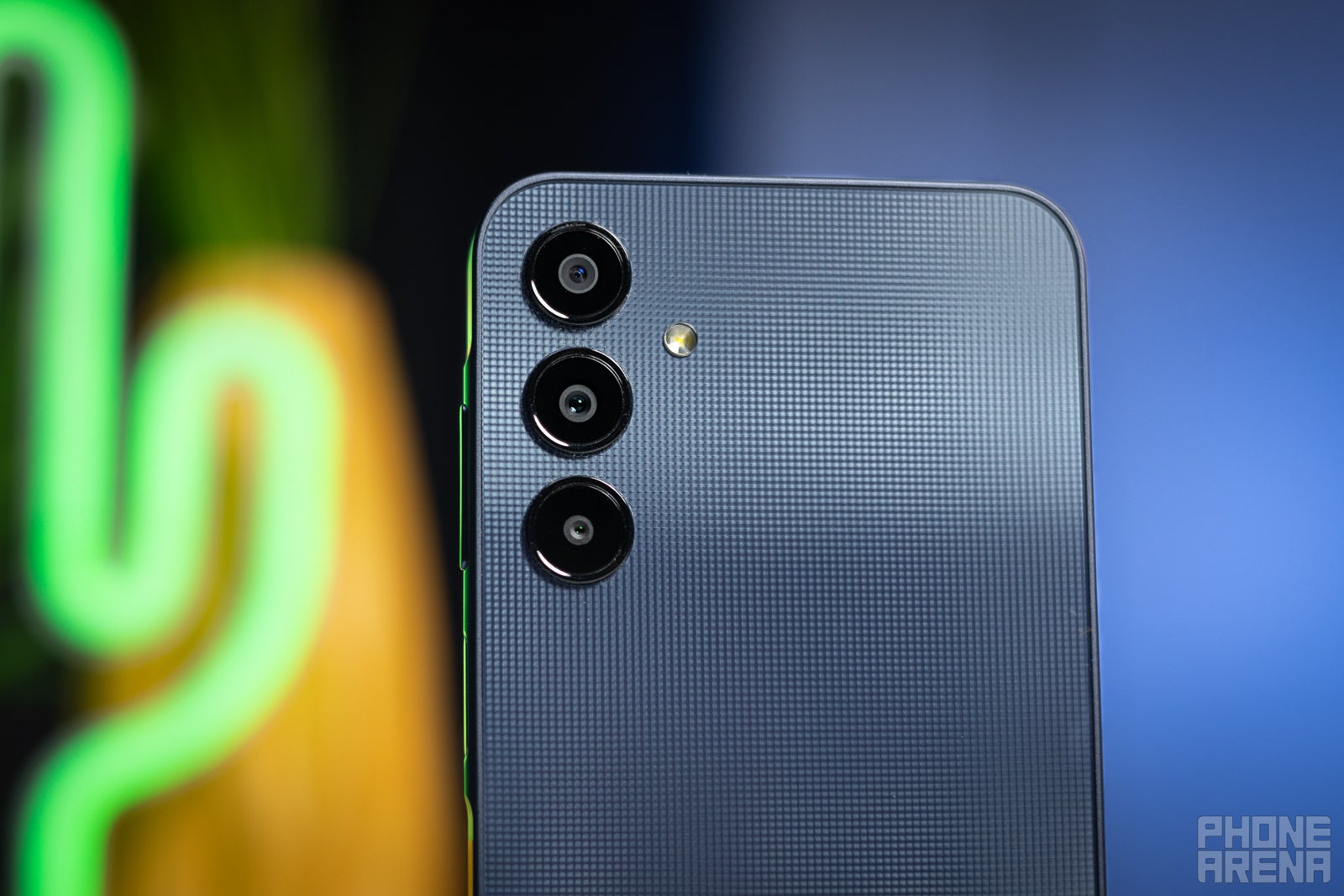 A decent main camera, a less good ultra-wide shooter and an almost useless macro camera (Image by PhoneArena) - Samsung Galaxy A25 5G Review: Mr. Average