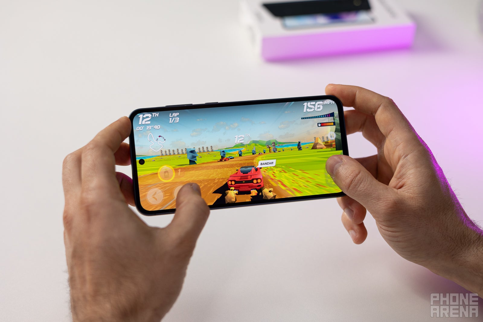Galaxy A55 5G performance. (Image by PhoneArena) - Samsung Galaxy A55 5G Review: A boring update, but still a solid mid-ranger for its price