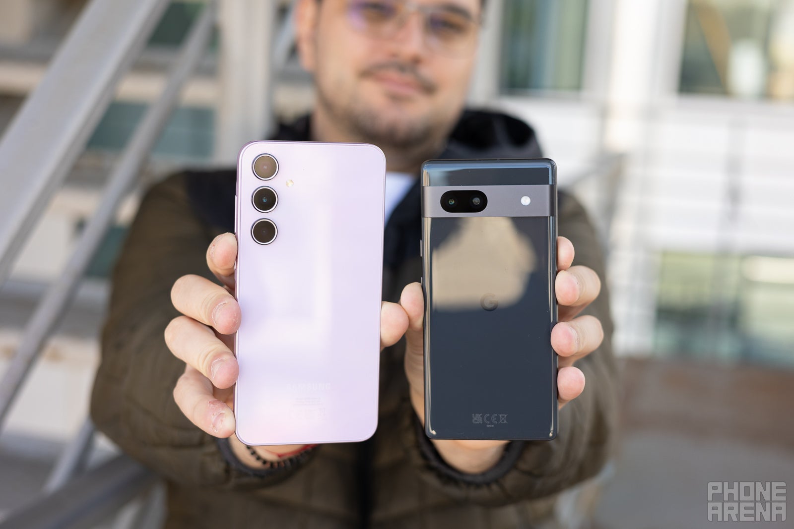 Image Credit-PhoneArena - Galaxy A35 vs Google Pixel 7a: Mid-range battle for the masses