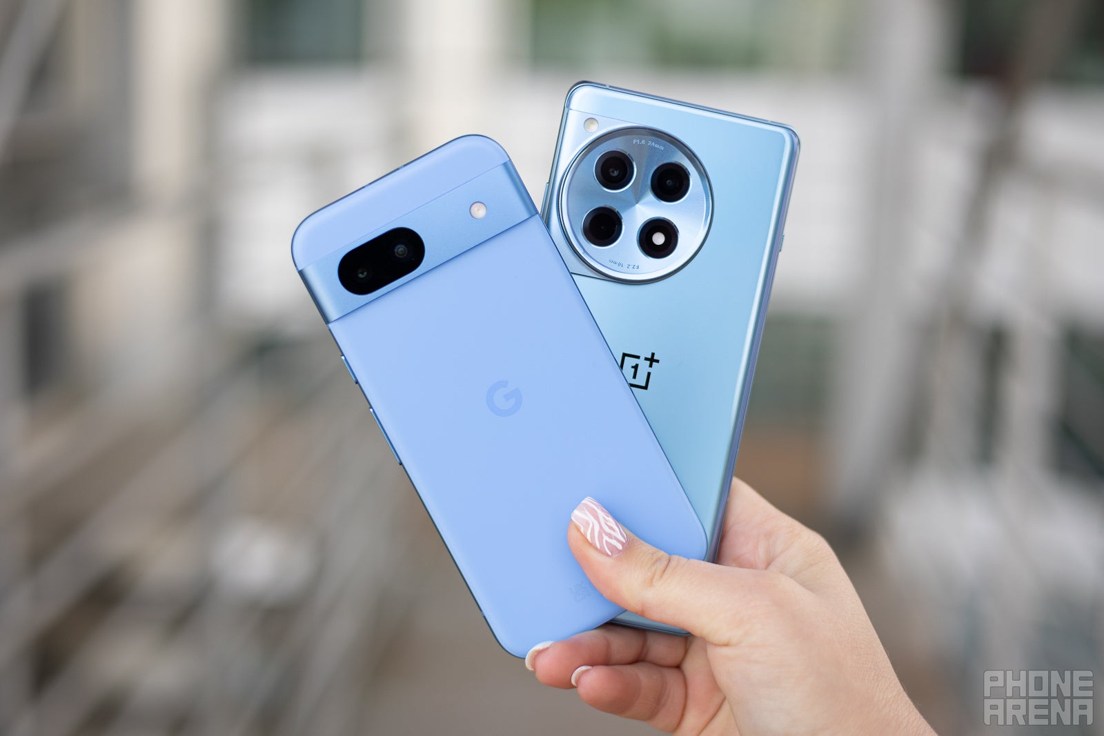 Pixel 8a vs OnePlus 12R (Image by PhoneArena) - Google Pixel 8a vs OnePlus 12R: The OnePlus mid-range game is too strong this year