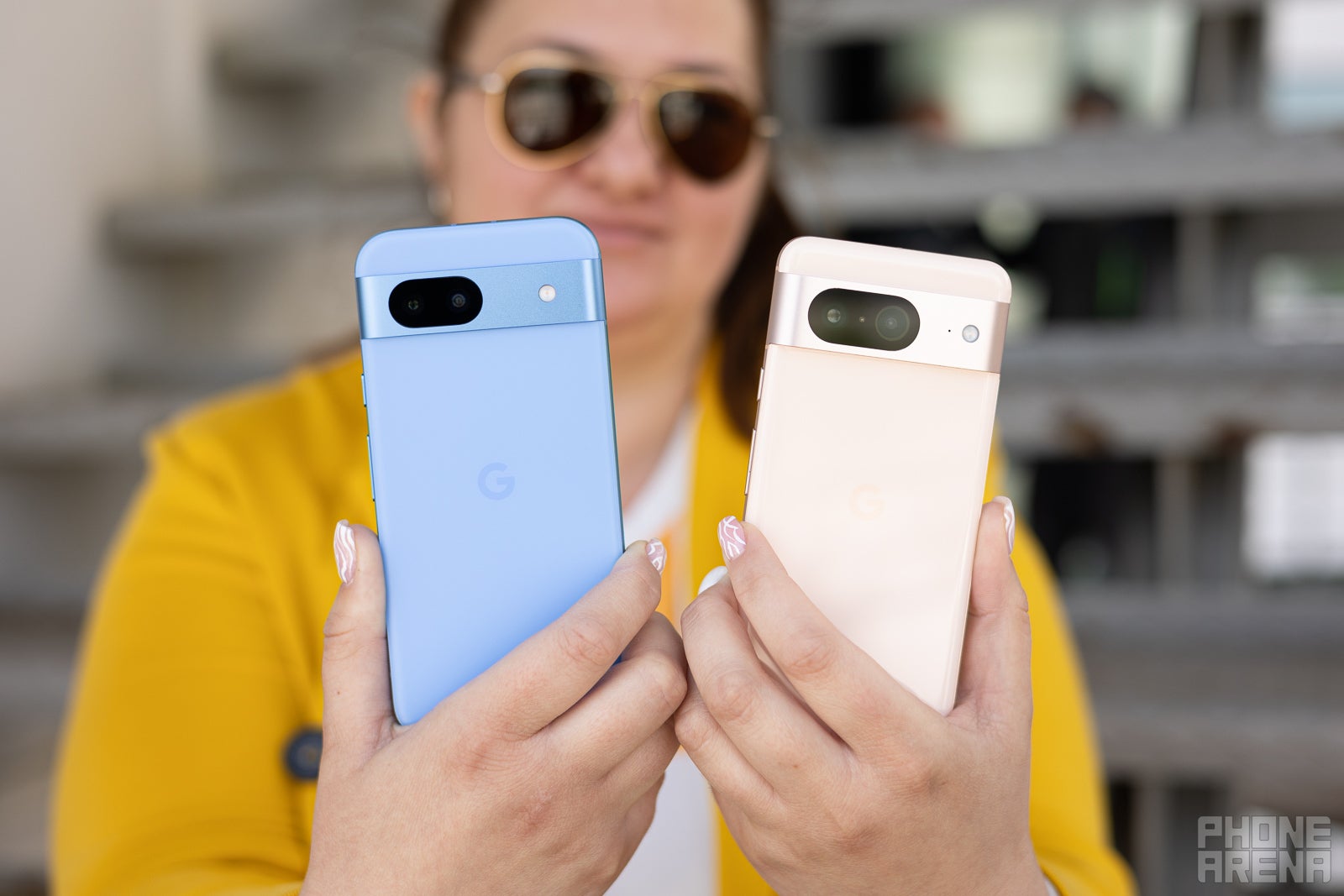 Pixel 8a vs Pixel 8 (Image by PhoneArena) - Google Pixel 8a vs Pixel 8: So, why does the Pixel 8 cost $200 more?