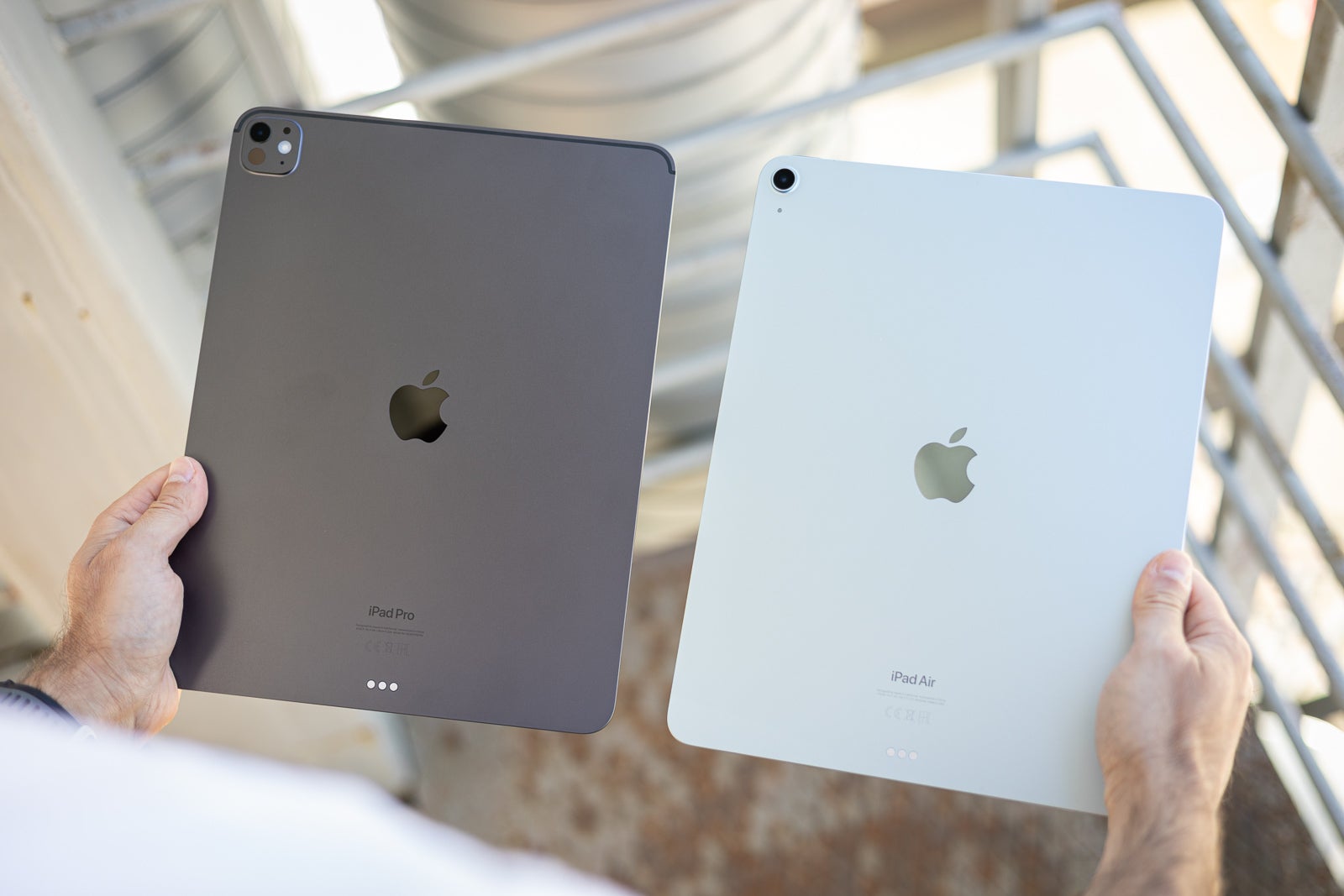 iPad Pro and iPad Pro killer&amp;nbsp;(Image credit - PhoneArena) - iPad Air M2 (2024) vs iPad Pro M4 (2024): is the $600 tablet just as good?