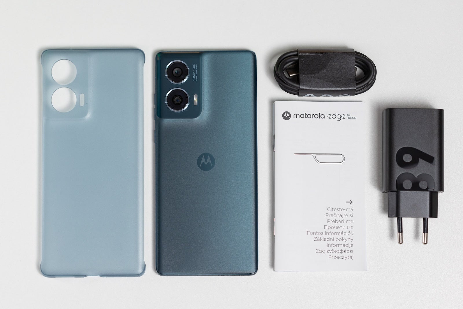 The Motorola Edge 50 Fusion and everything inside is box. (Image by PhoneArena) - Motorola Edge 50 Fusion Review: This might be one of the best-value phones for 2024