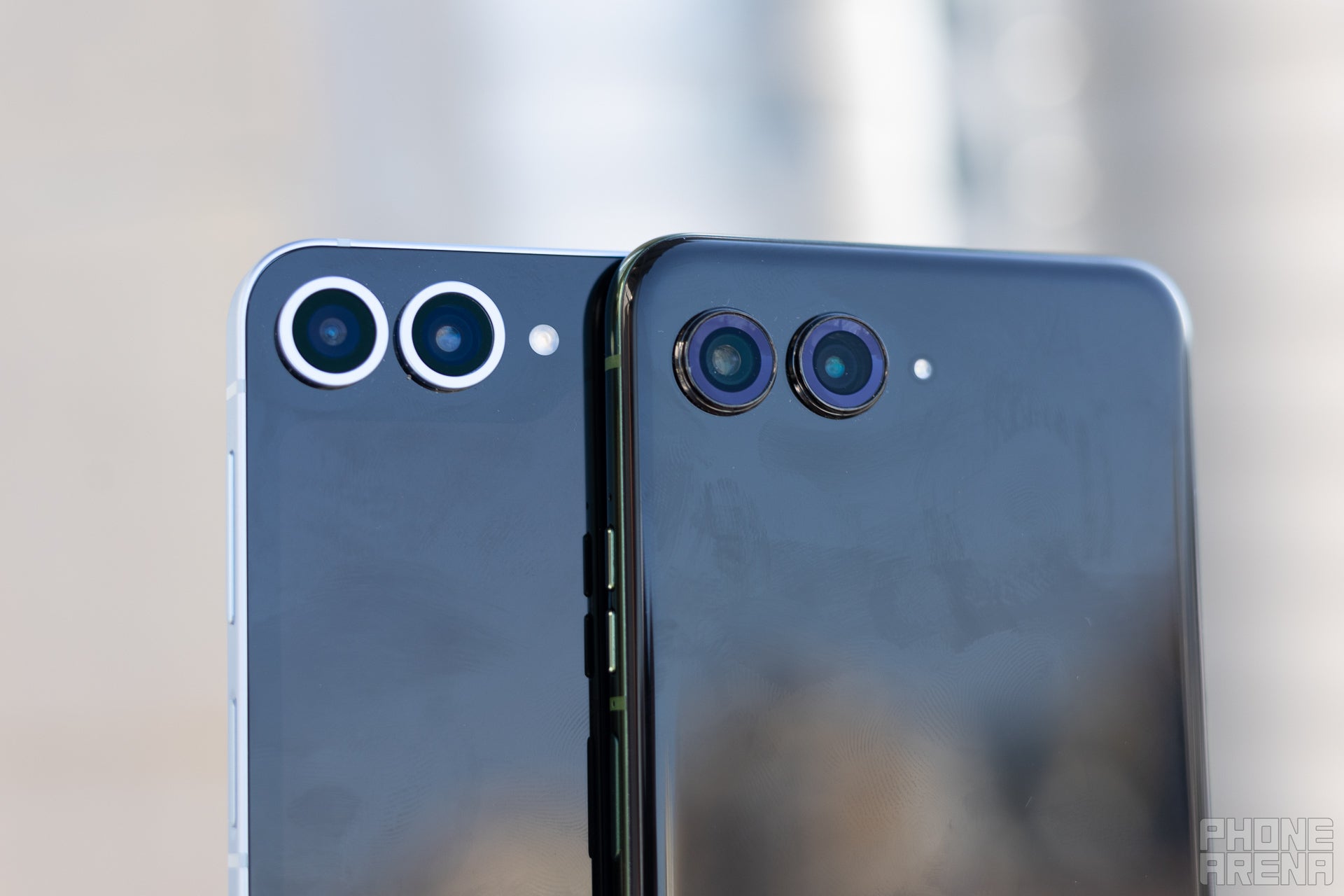 A closer look at the Galaxy Z Flip 6 and Razr Plus (2024) dual cameras (Image by PhoneArena). - Galaxy Z Flip 6 vs Motorola Razr Plus (2024): How the tables have turned