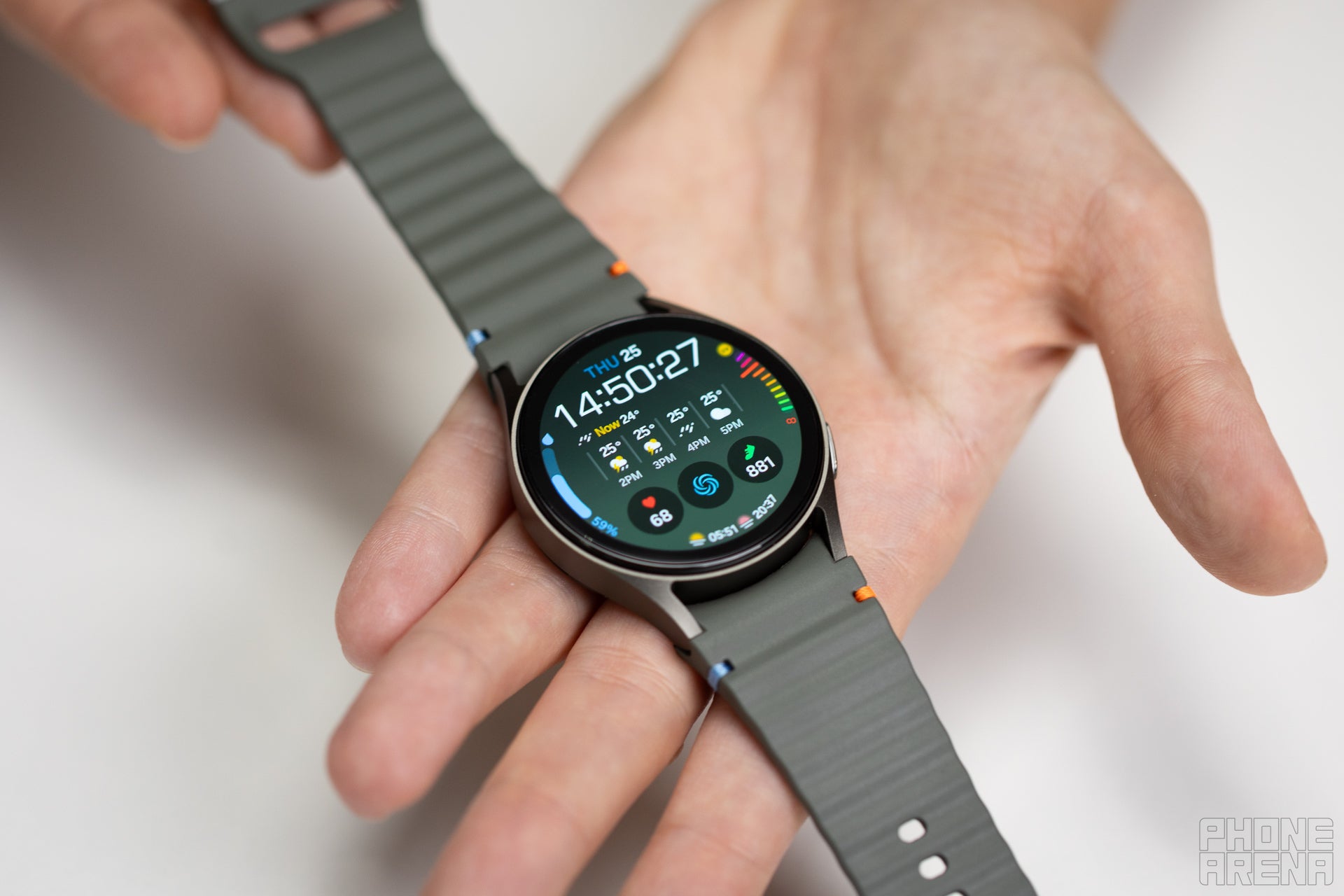 The new Ripple band by Samsung is extra durable (Image by PhoneArena) - Samsung Galaxy Watch 7 review: slightly refined, but falls short on battery life promises