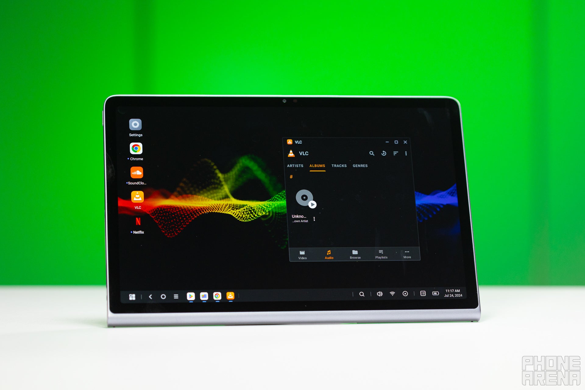 Lenovo Tab Plus in desktop mode (Image credit - PhoneArena) - Lenovo Tab Plus review: Crushing the iPad Pro and Galaxy Tab S (in sound and value)